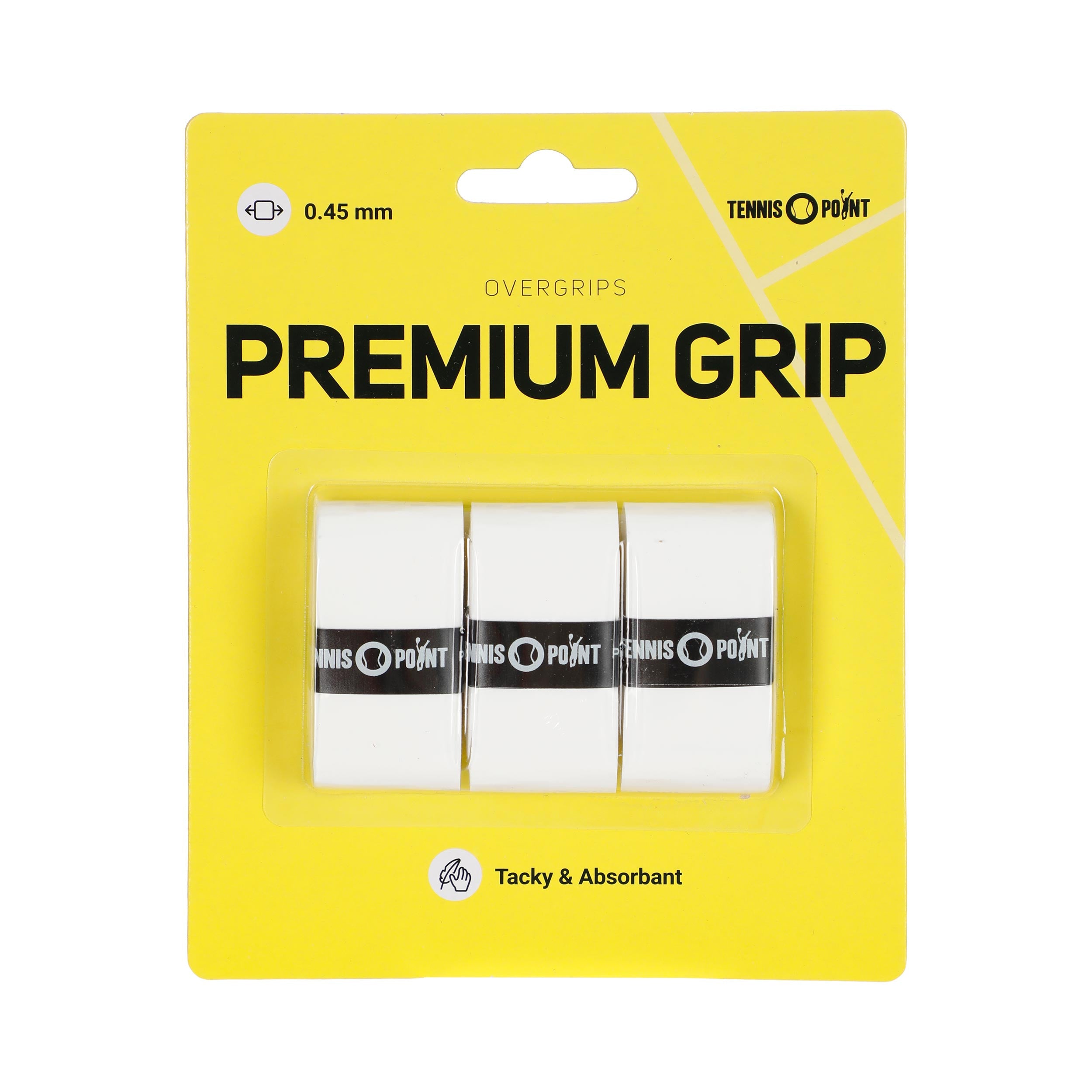 Tennis-Point Premium Grip 3-pack-Vit