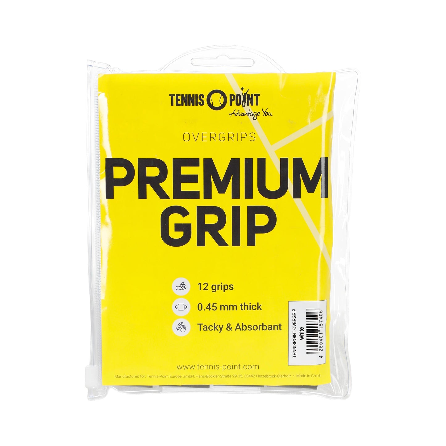 Tennis-Point Premium Grip 12-pack-Vit