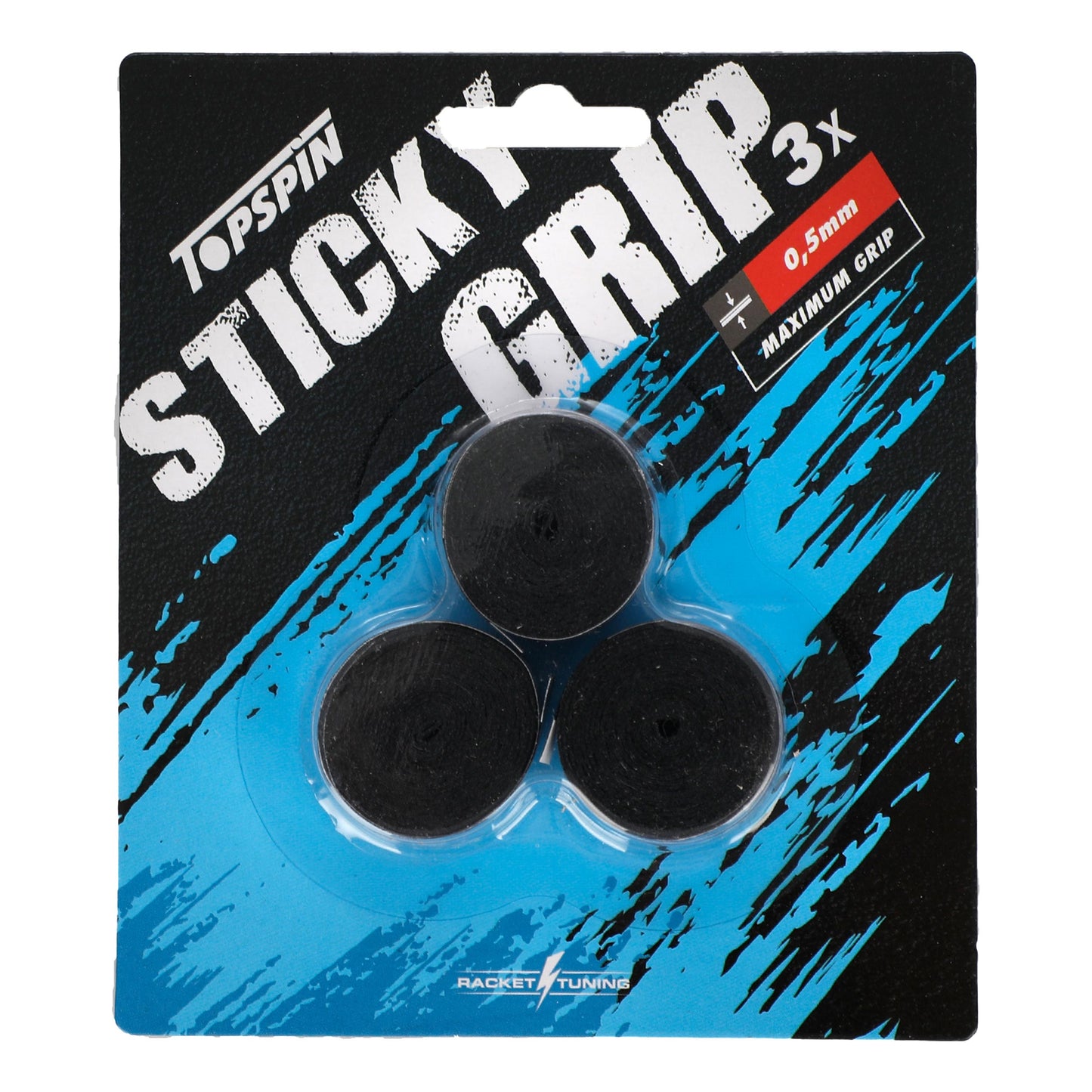 Topspin Sticky Grip 3-pack-Svart
