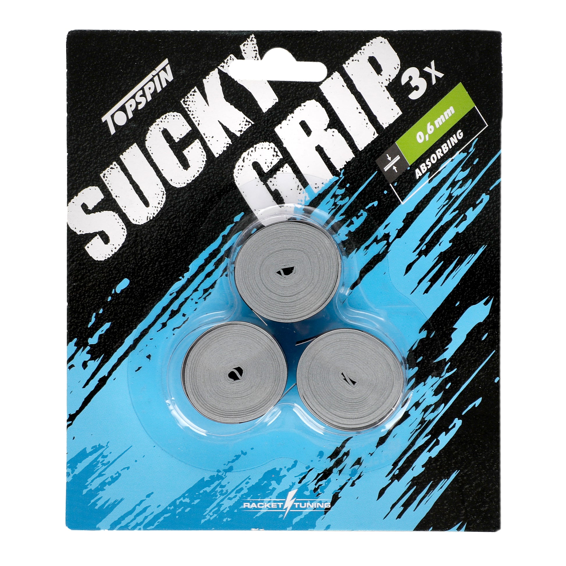 Topspin Sucky Grip 3-pack - grå