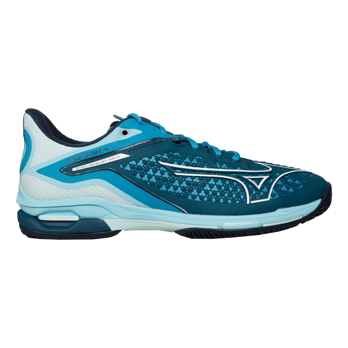 Mizuno Wave Exceed Tour 6 Sko för grus Herrar - mörkblå, ljusblå