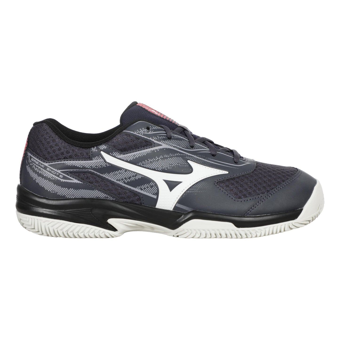 Mizuno Break Shot 5 Sko För Grus Herrar-Grå,Vit
