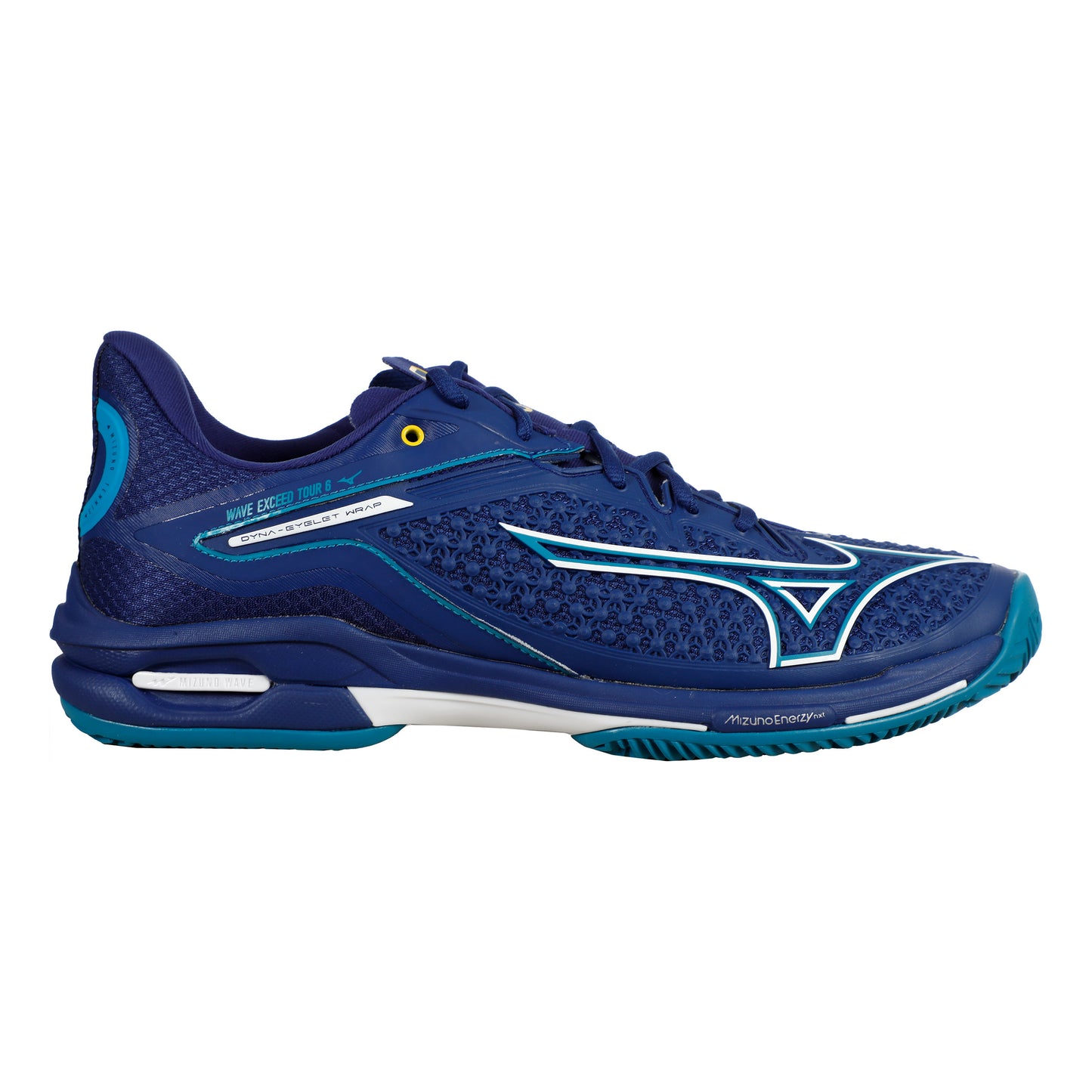 Mizuno Wave Exceed Tour 6 Sko för grus Herrar - blå, vit