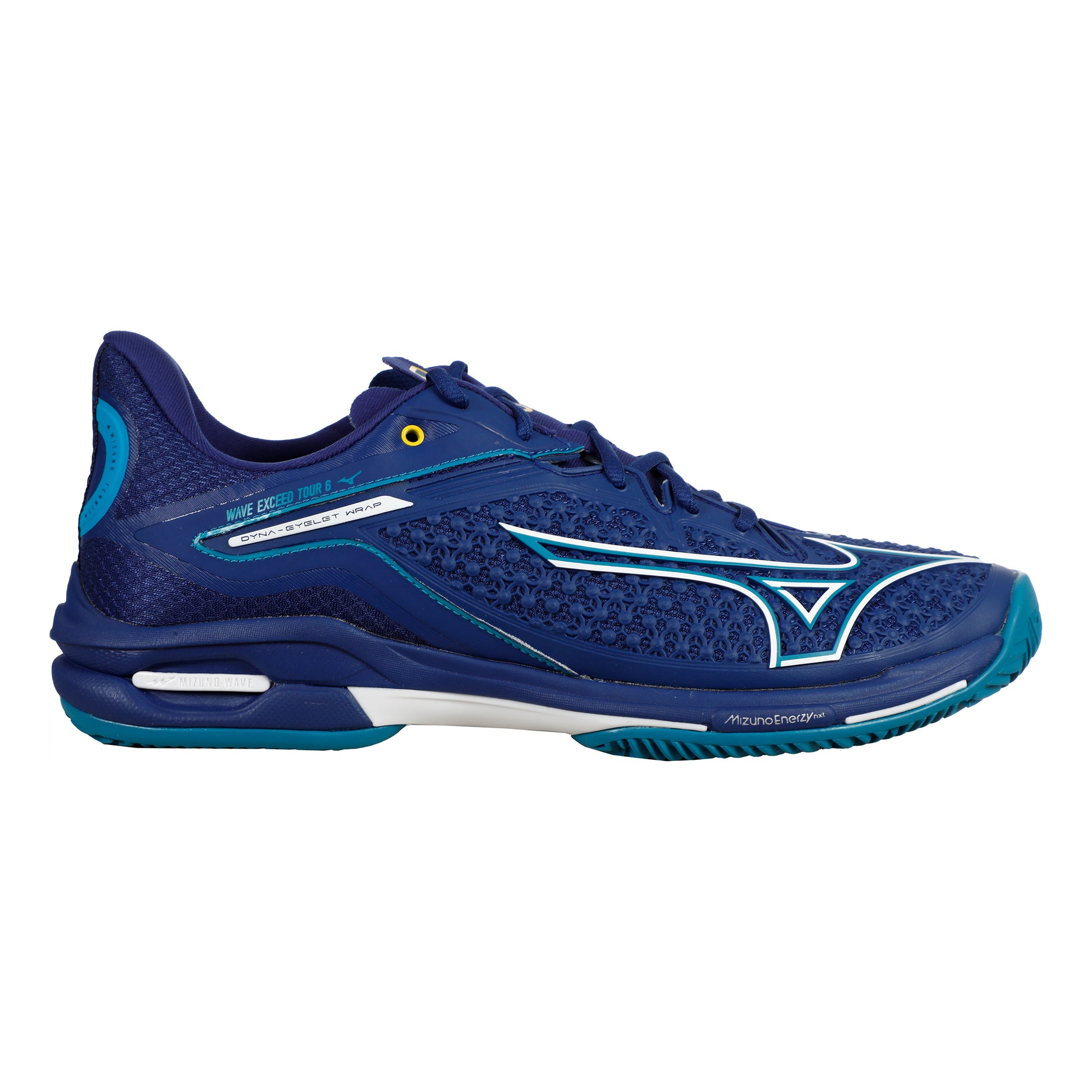 Mizuno Wave Exceed Tour 6 Sko för grus Herrar - blå, vit