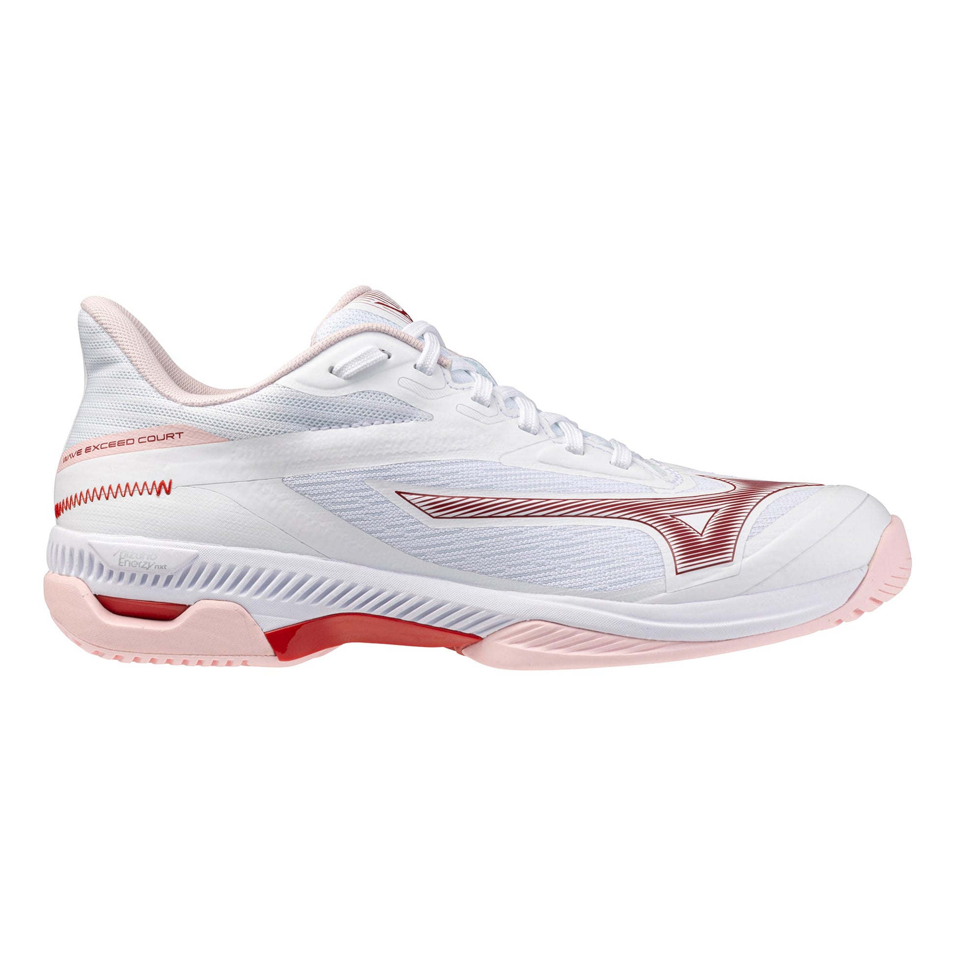 Mizuno Wave Exceed Court Allroundsko Damer - vit, berry
