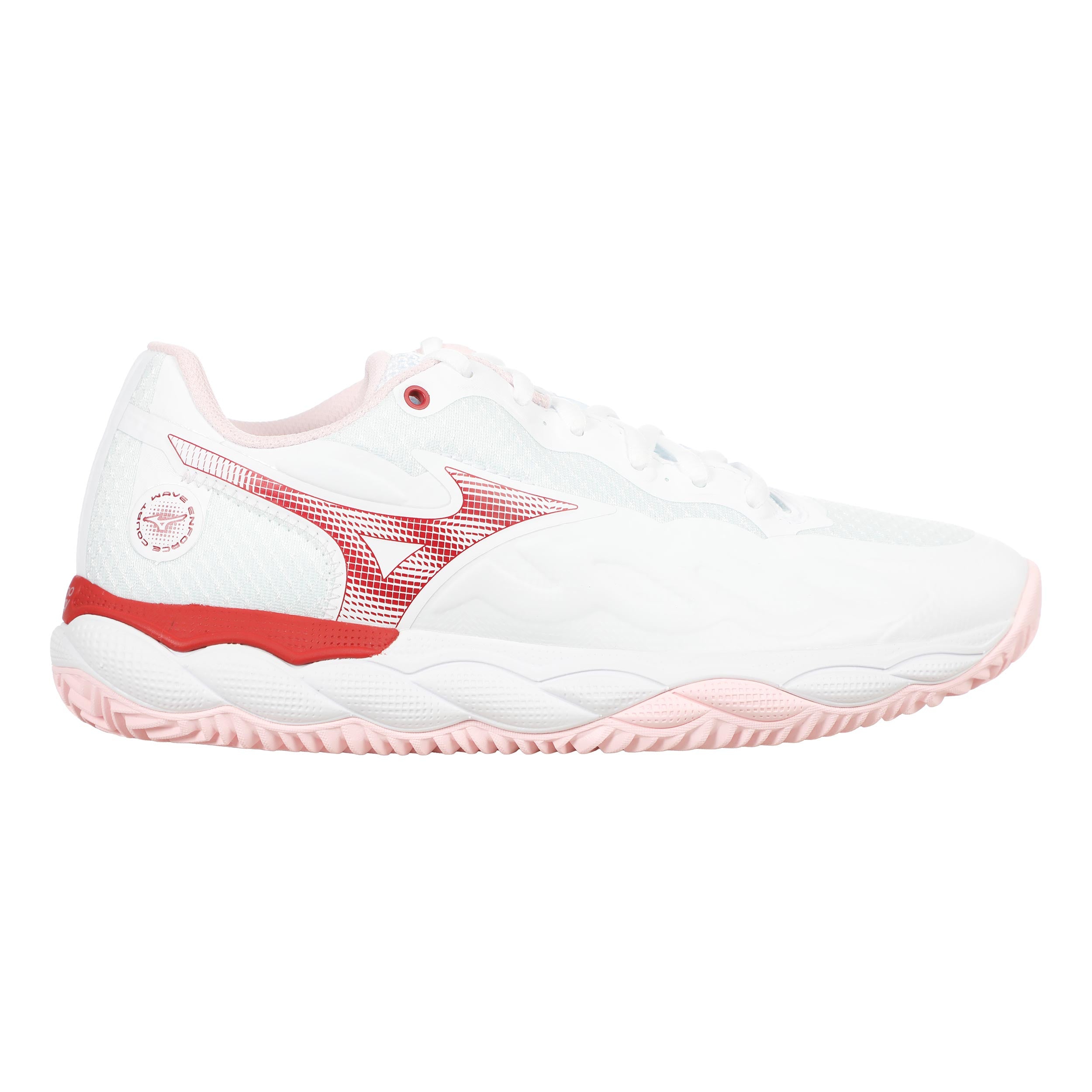 Mizuno Wave Enforce Court Sko för grus Damer - vit, bär