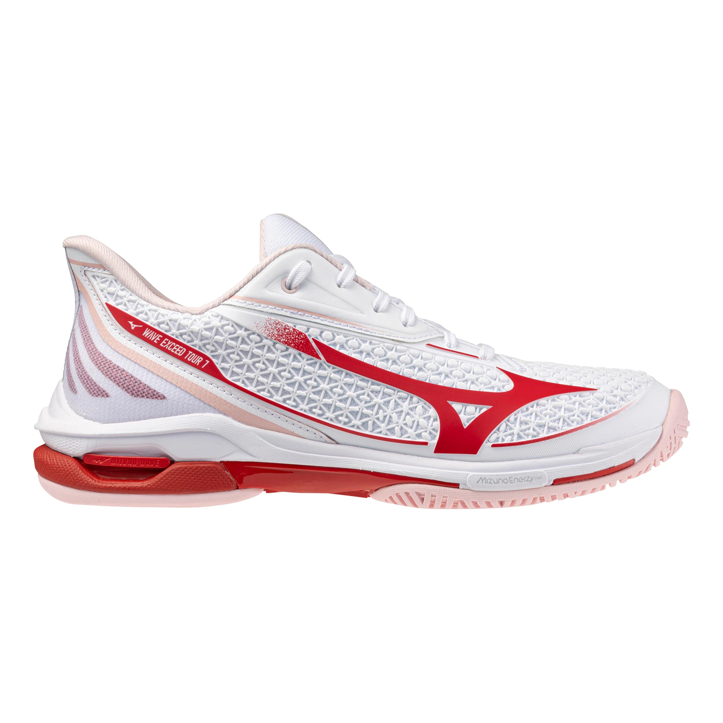 Mizuno Wave Exceed Tour 7 Allroundsko Damer - vit, röd