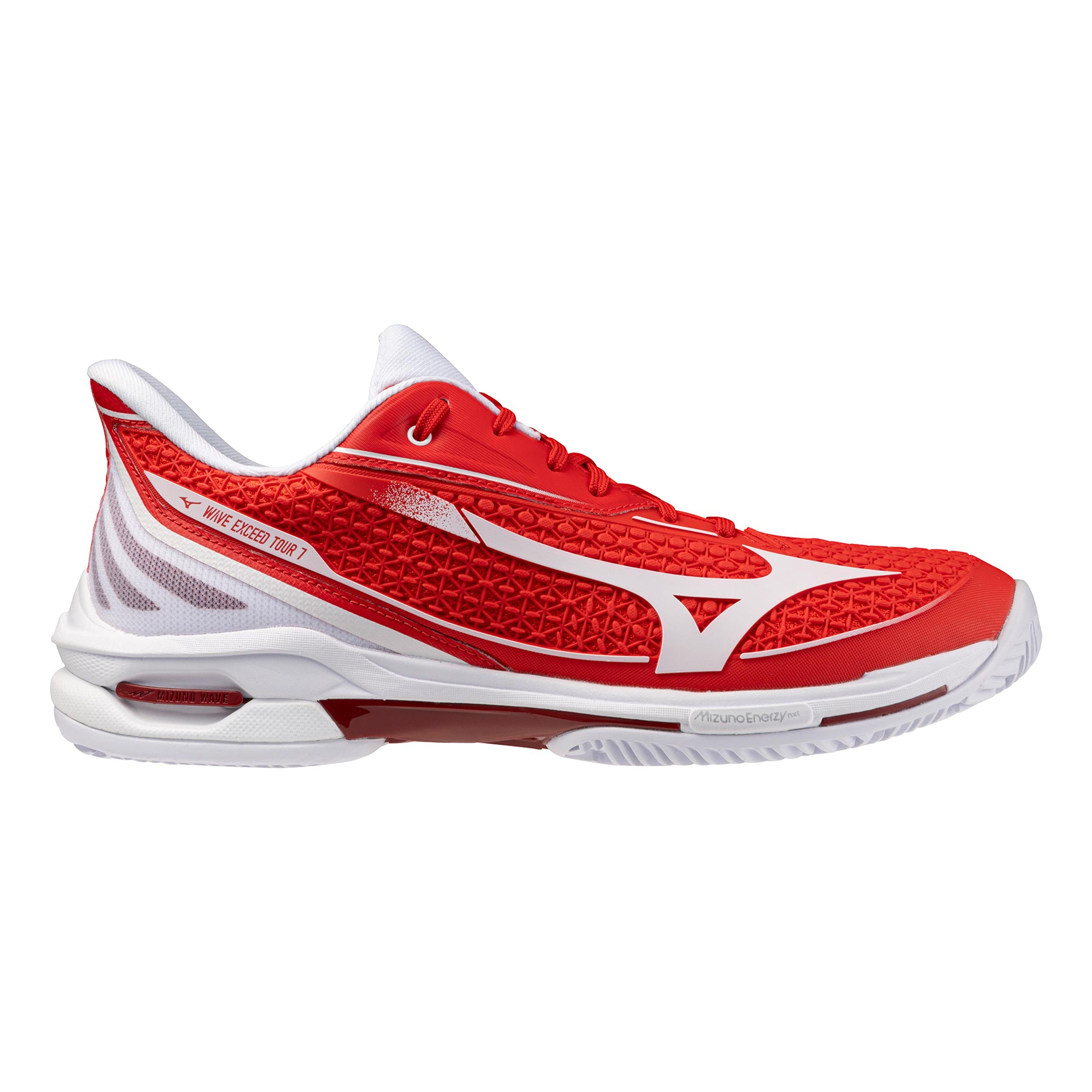 Mizuno Wave Exceed Tour 7 Sko för grus Herrar - röd, vit