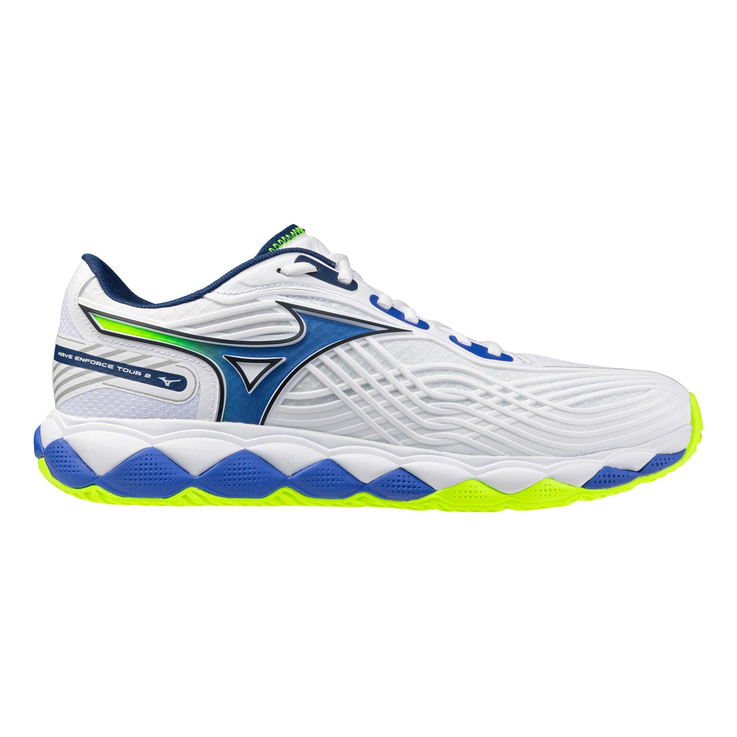 Mizuno Wave Enforce Tour 2 Allroundsko Herrar - vit, lime