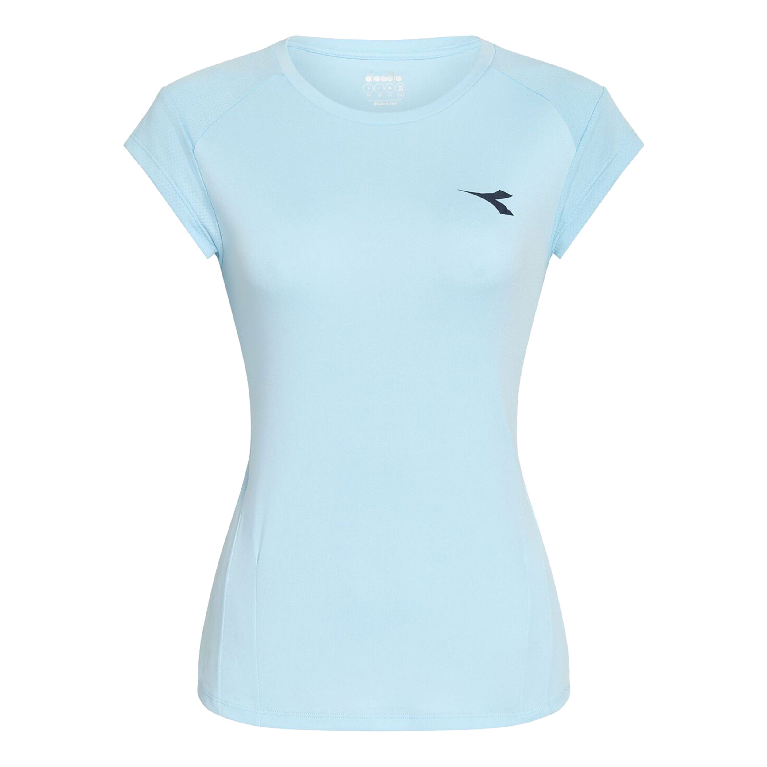 Diadora L. T-shirt Damer-Ljusblå