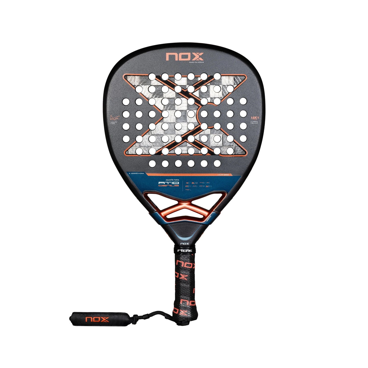 NOX AT10 Genius Attack 18K 2025 Padelracket Begagnade racketar