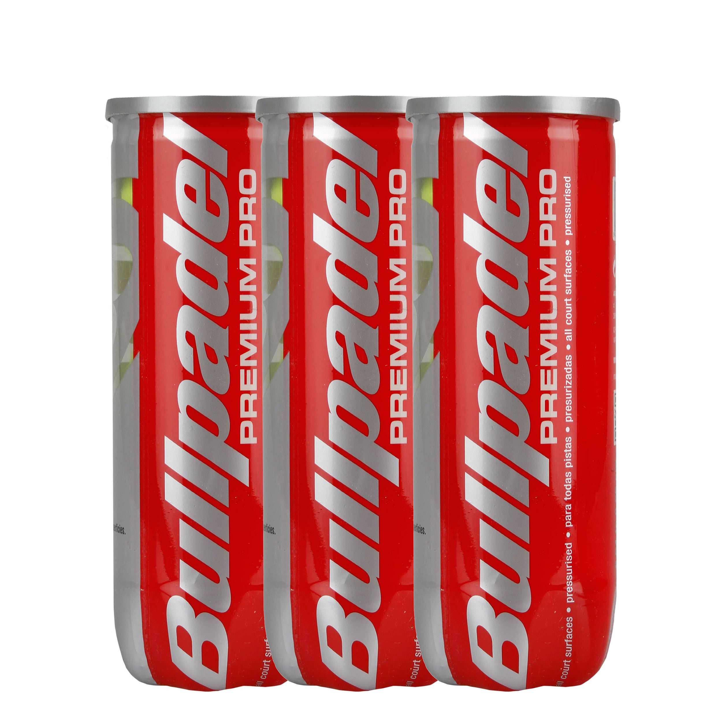 Bullpadel 3x 3-pack rör Premium Pro
