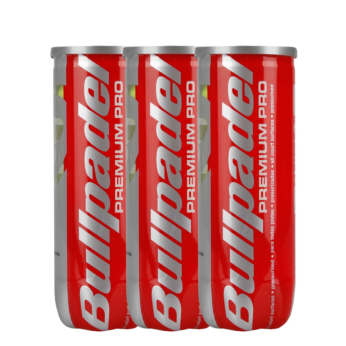 Bullpadel 3x 3-pack rör Premium Pro