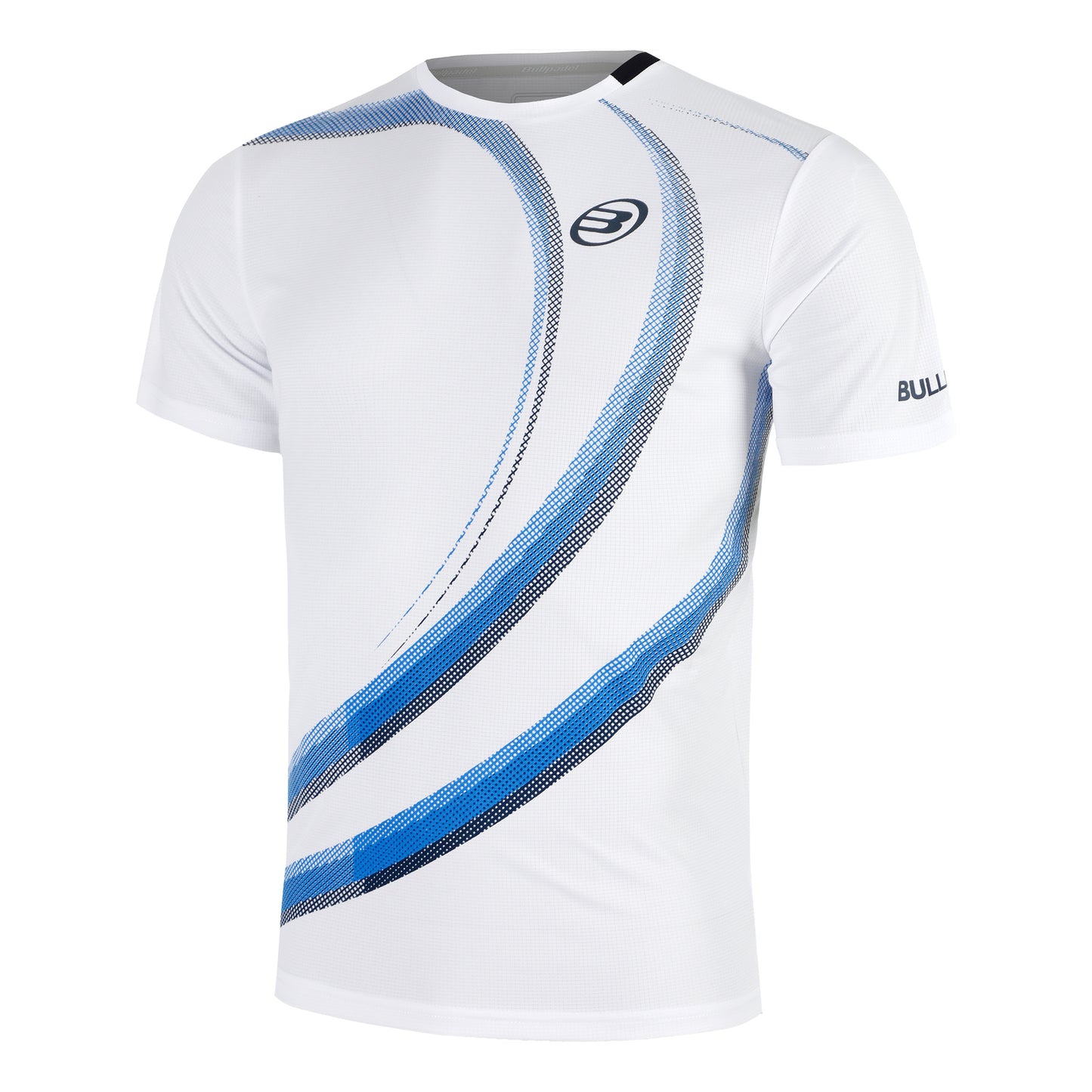 Bullpadel Beque T-shirt Herrar-Vit,Ljusblå
