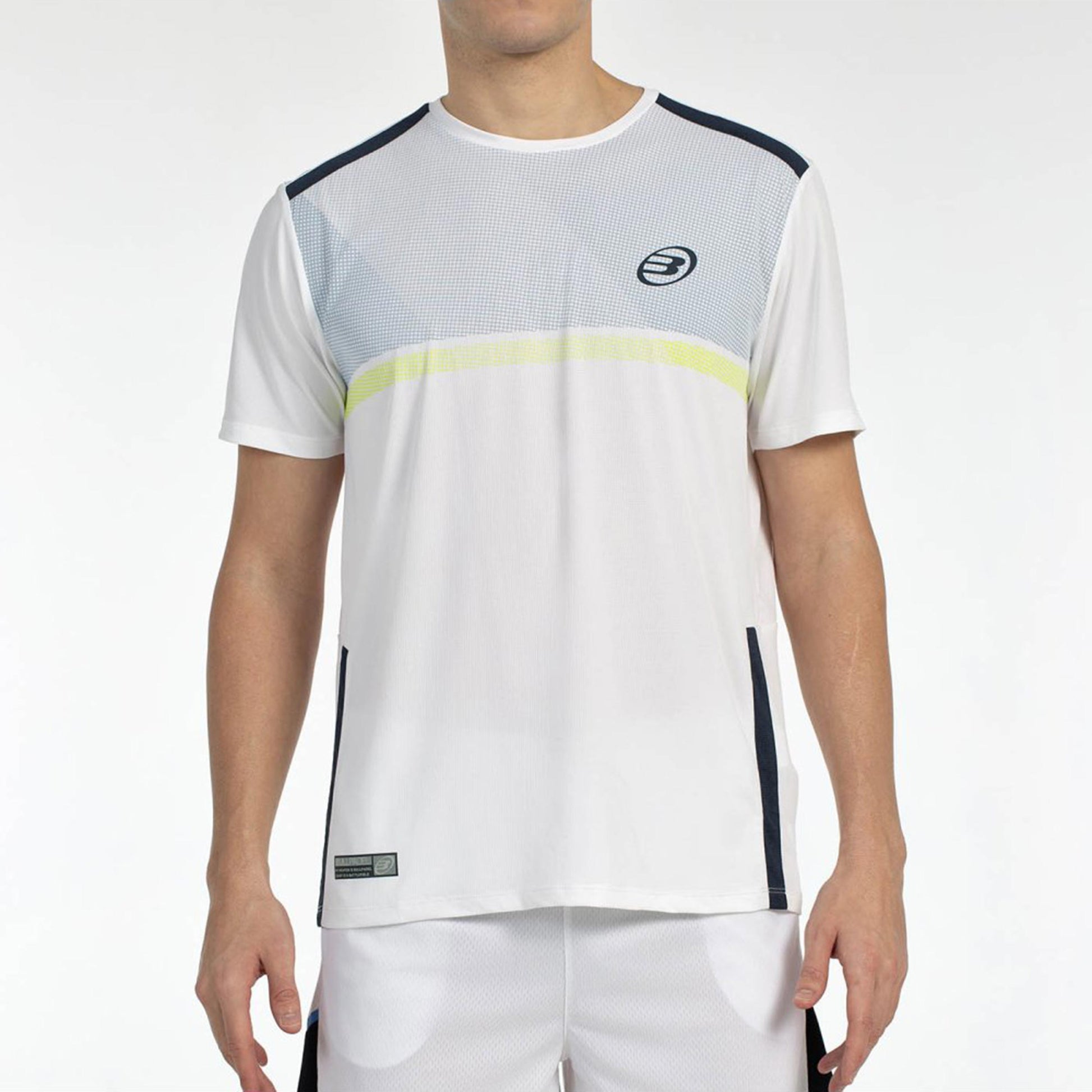 Bullpadel Bilao T-shirt Herrar-Vit,Ljusblå
