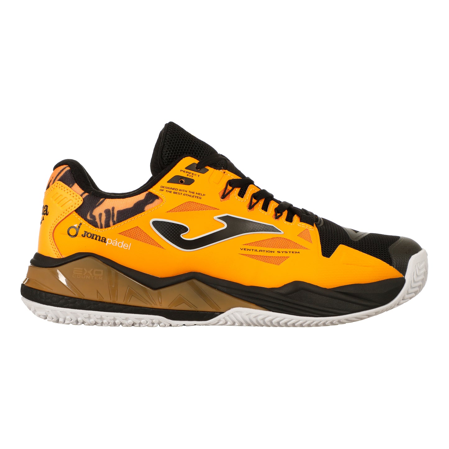 Joma Spin Padelsko Herrar - orange, svart