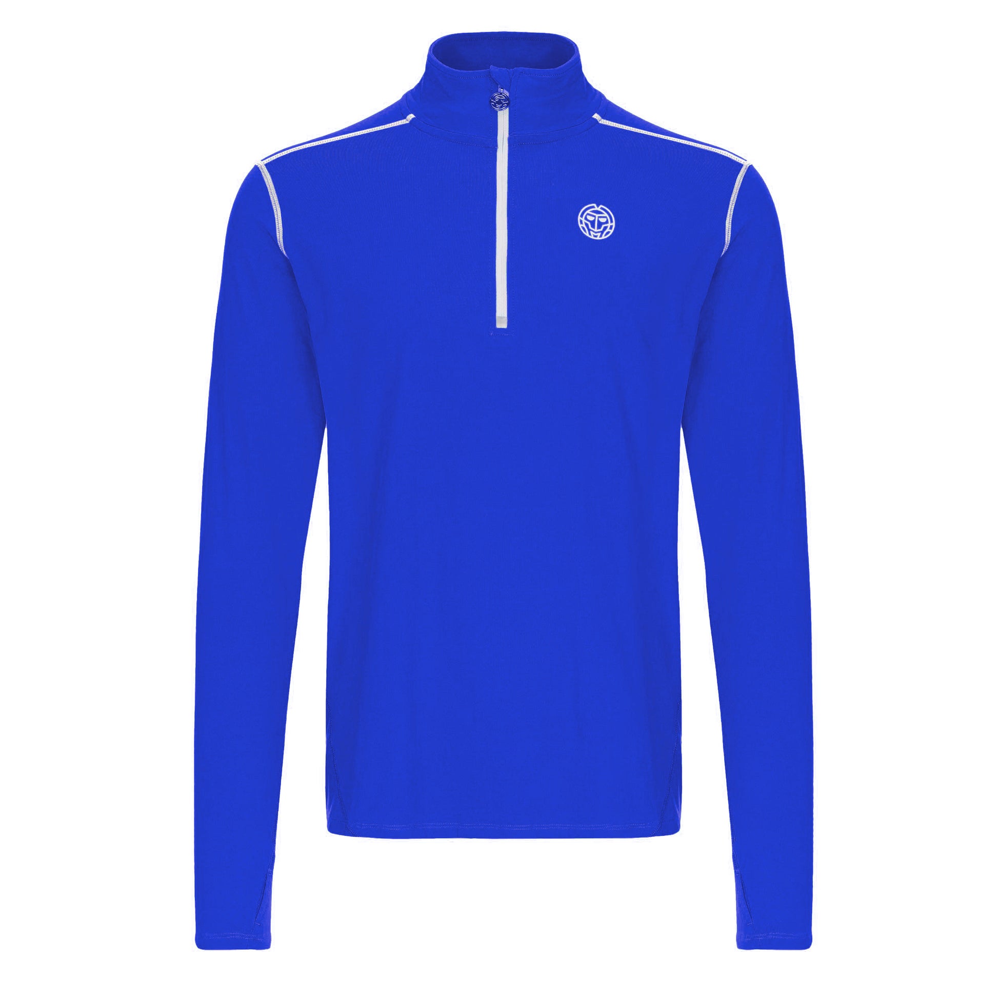BIDI BADU Zac Tech Half Zip Långärmat Herrar-Blå,Vit