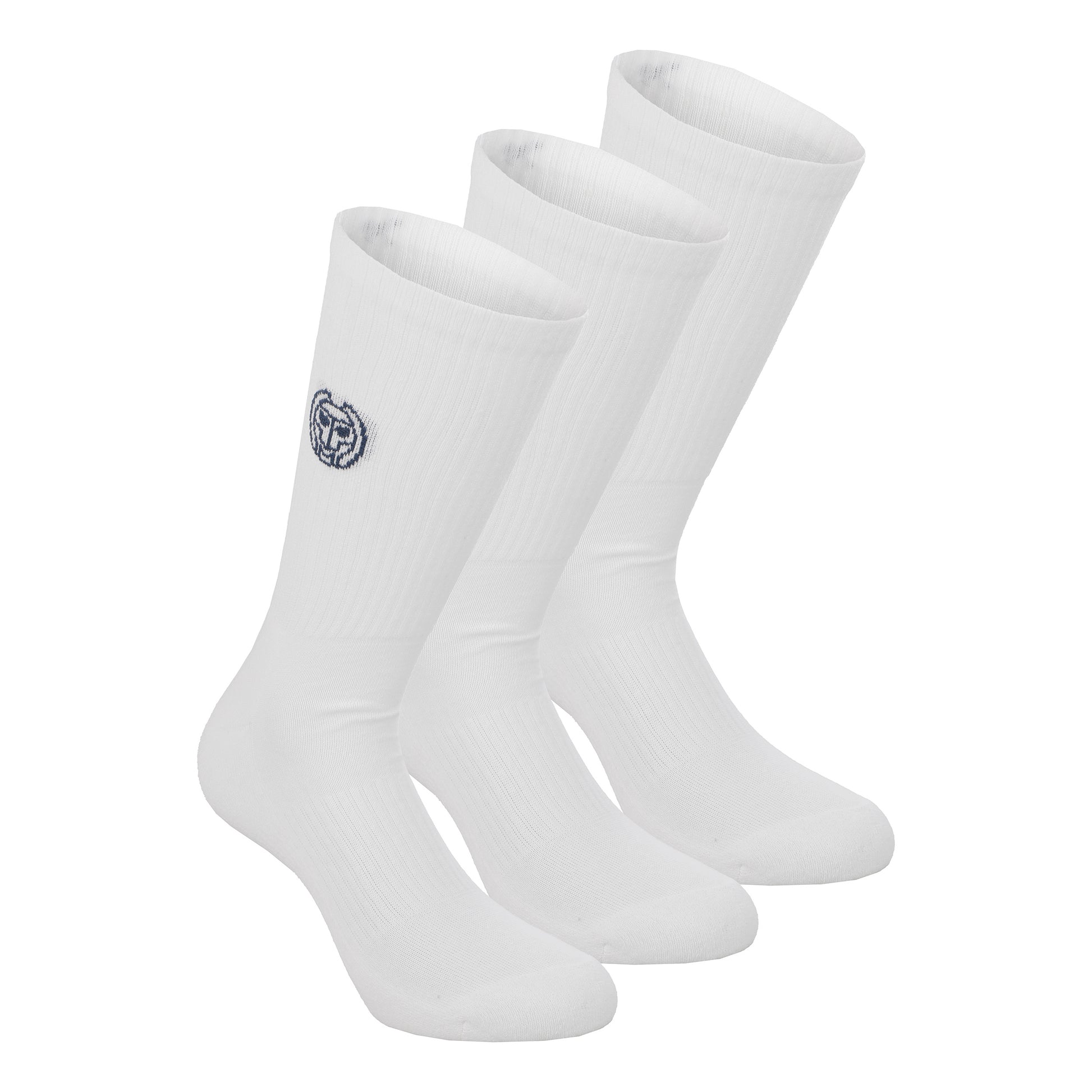 BIDI BADU Don Carlito Crew Move Tennisstrumpor 3-pack-Vit,Svart