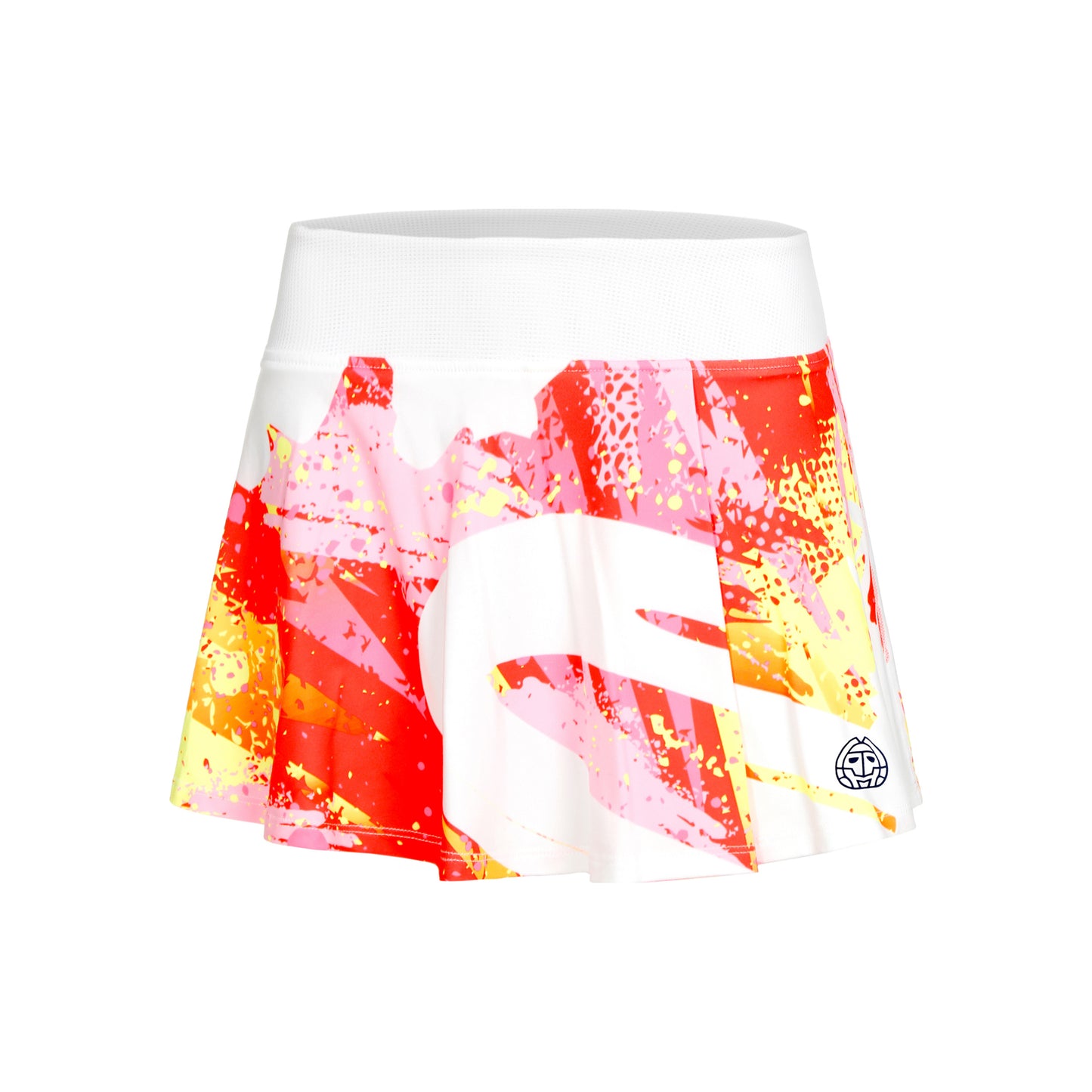 BIDI BADU Wild Arts Printed Wavy Junior Kjol Flickor - vit, flerfärgad