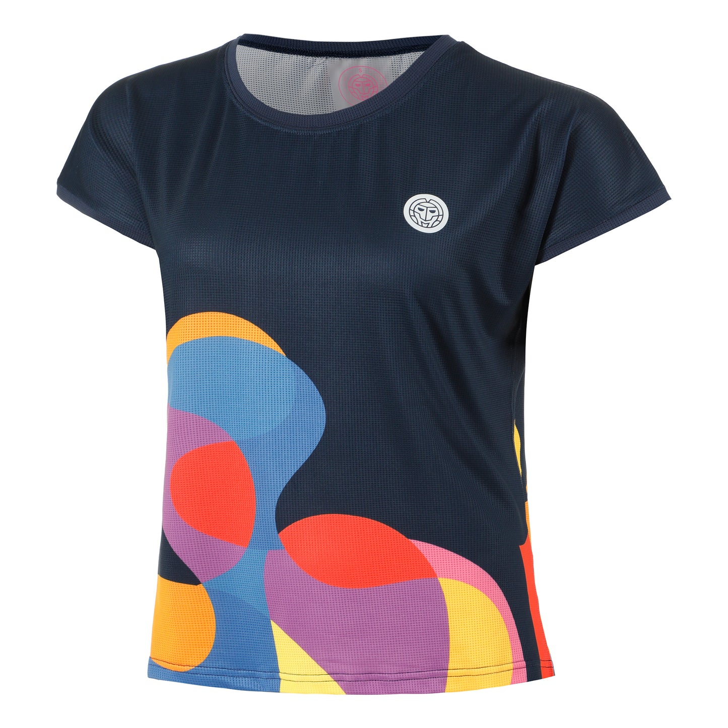 BIDI BADU Twiggy T-shirt Damer-Mörkblå,Flerfärgad