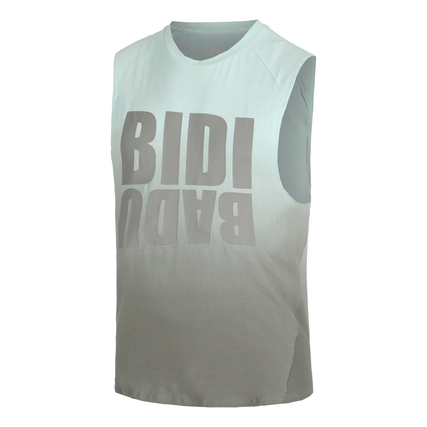BIDI BADU Bicespsus Move Printed Linne Herrar-Mint,Grå