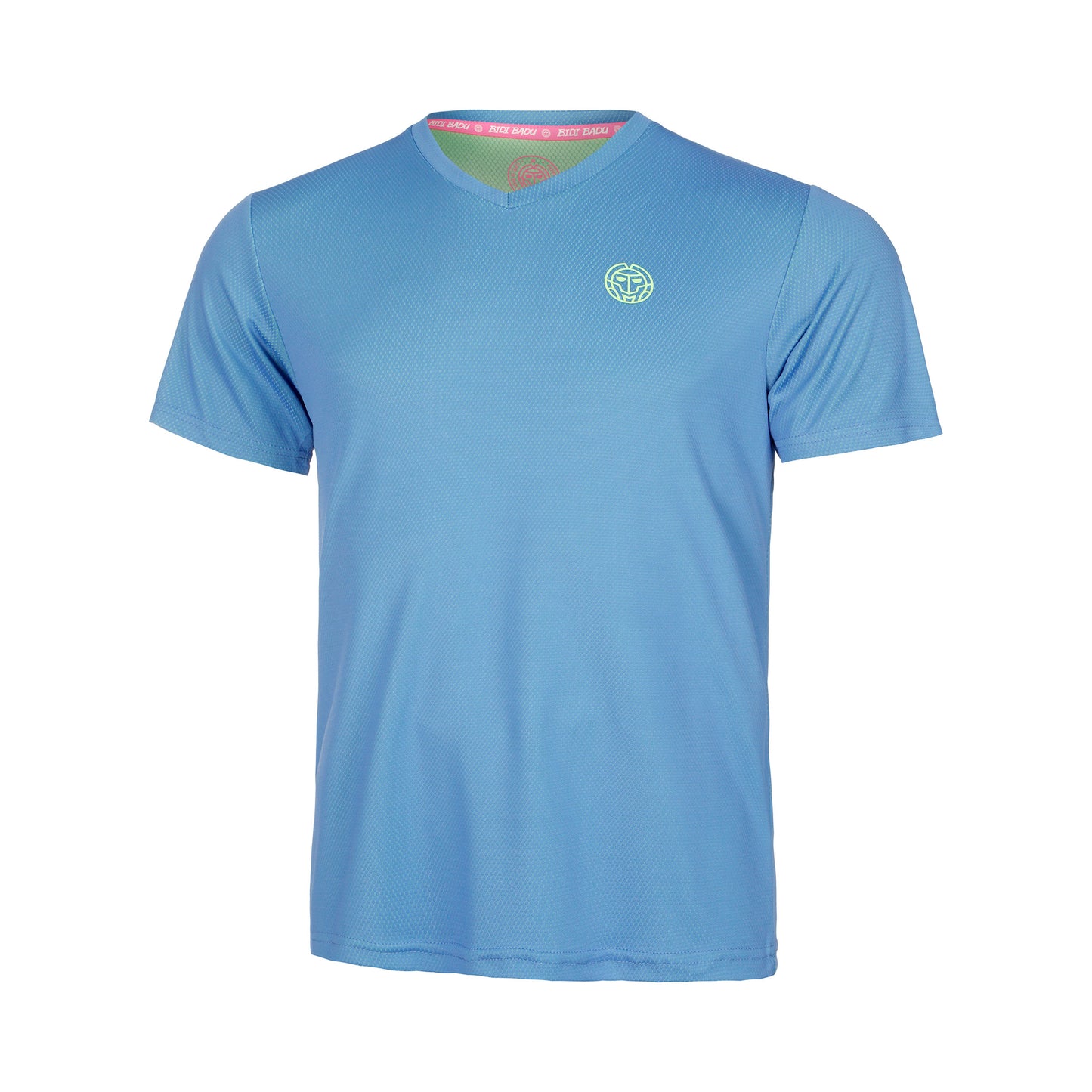BIDI BADU Crew Inside Out V-Neck T-shirt Pojkar-Blå,Neongrön