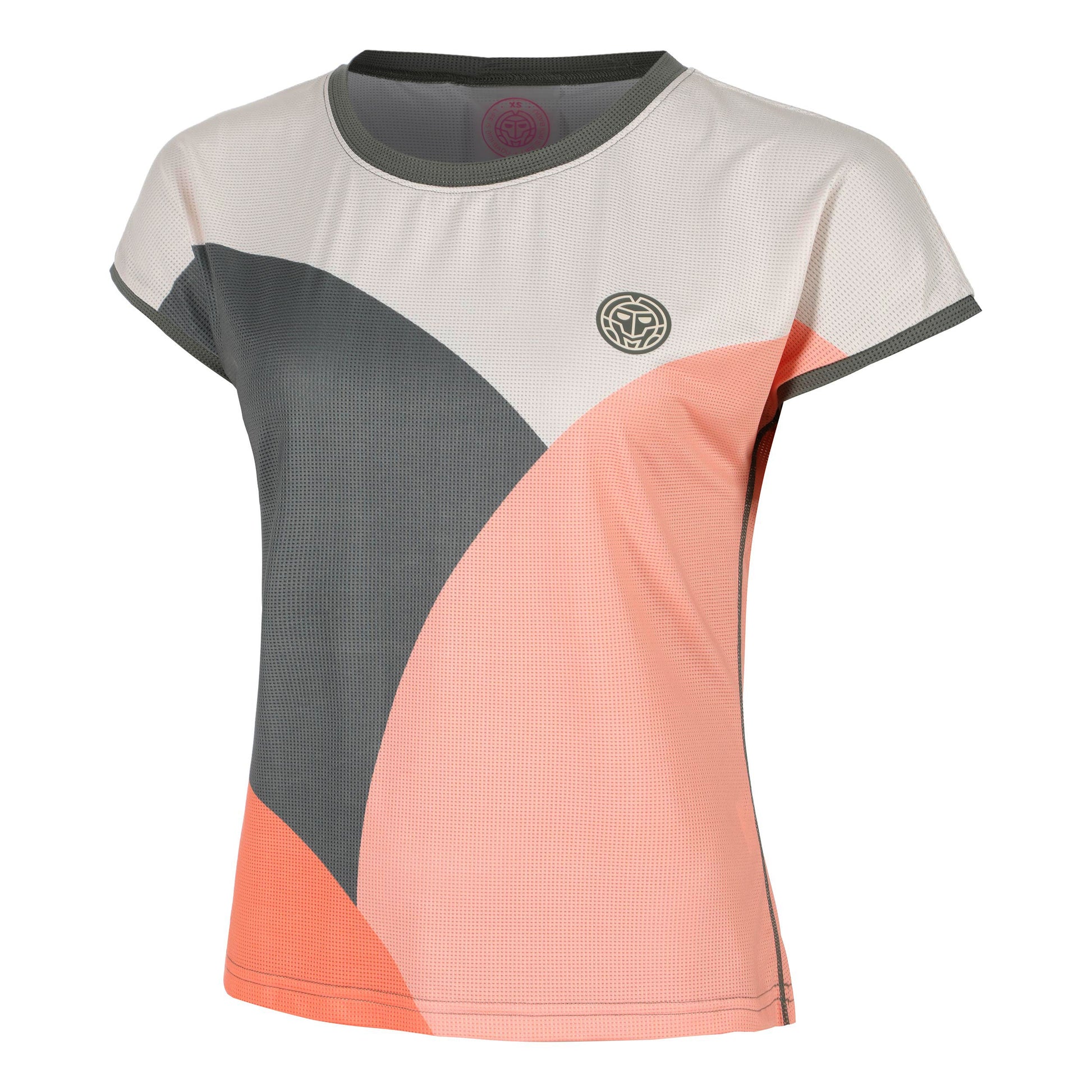 BIDI BADU Bubble T-shirt Damer-Grå,Korall