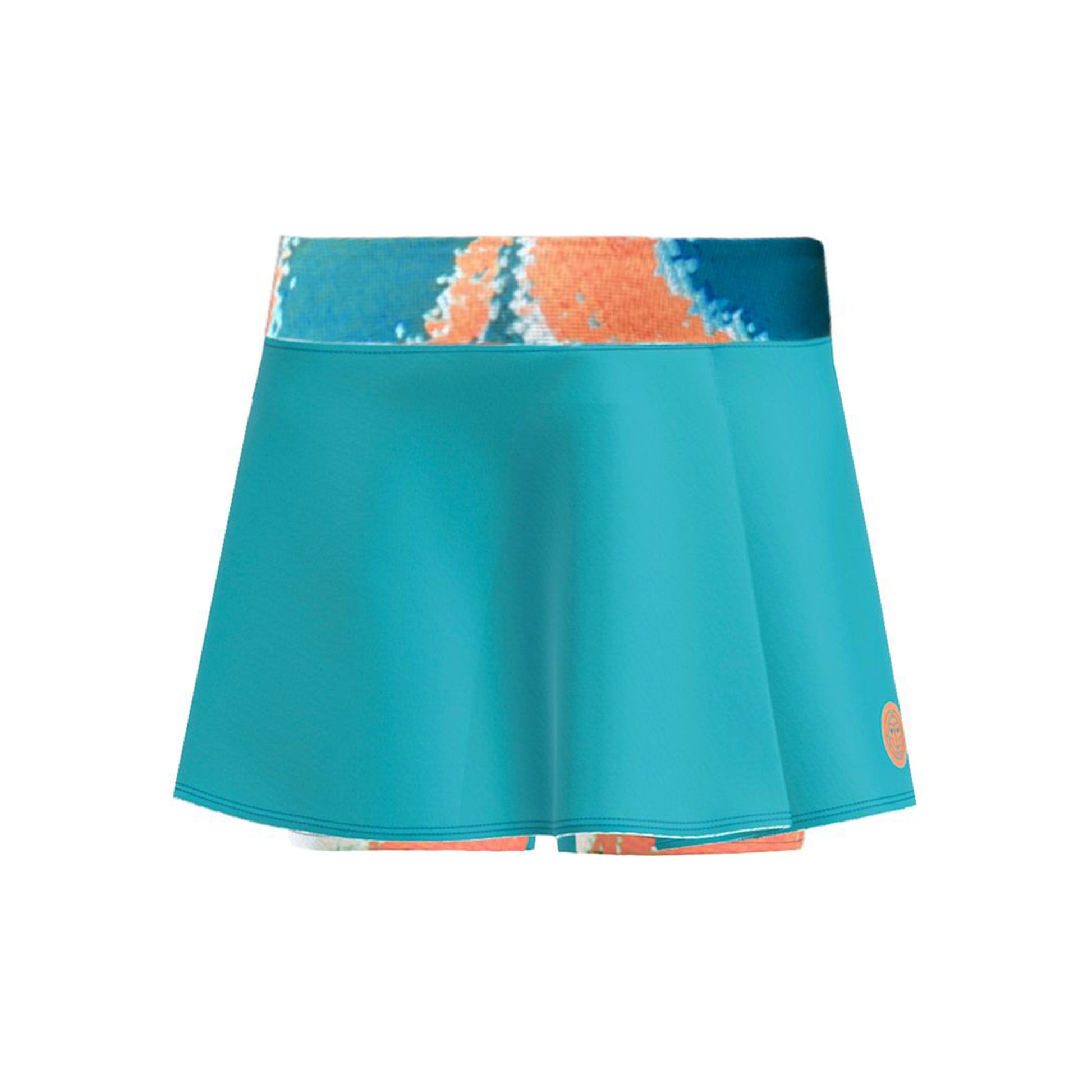 BIDI BADU Melbourne 2025 Printed Kjol Damer-Petrol,Orange