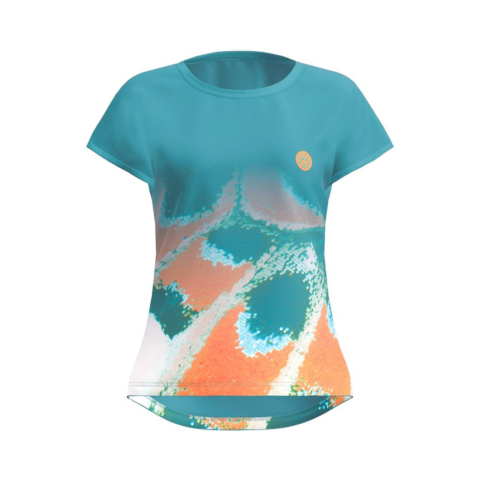 BIDI BADU Melbourne 2025 T-shirt Flickor-Petrol,Orange