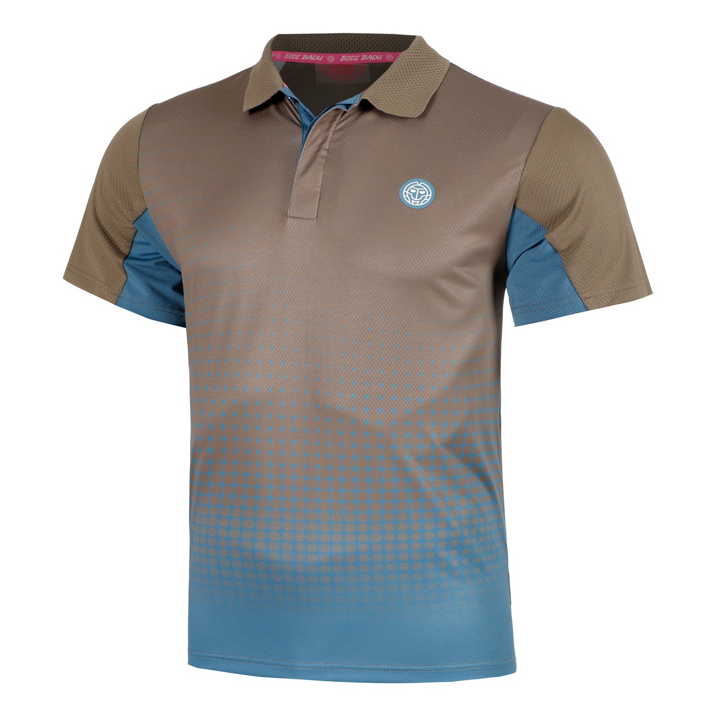 BIDI BADU Spectrum Spirit Polo Herrar-Brun,Blå