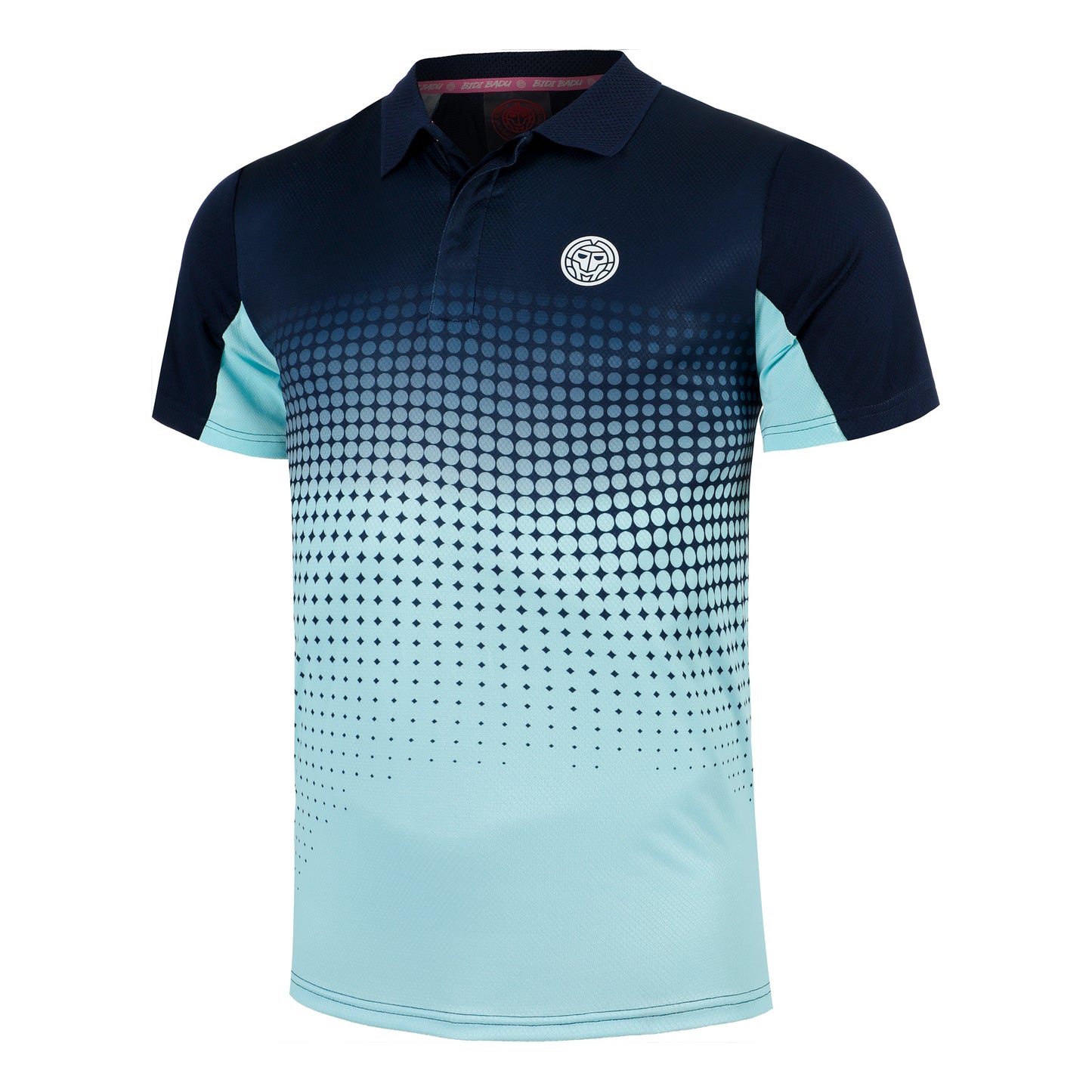 BIDI BADU Spectrum Spirit Polo Herrar-Ljusblå,Mörkblå