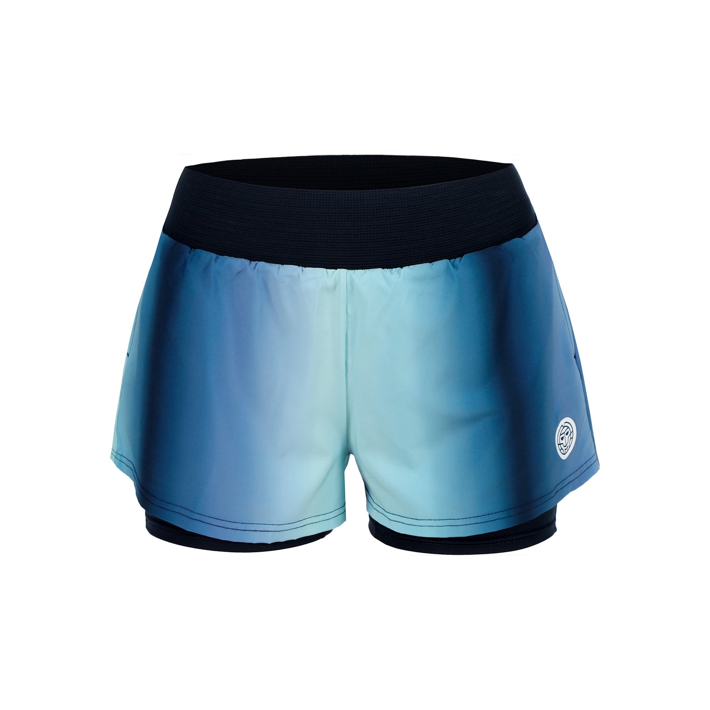 BIDI BADU Spectrum 2In1 Printed Shorts Damer-Mörkblå,Ljusblå