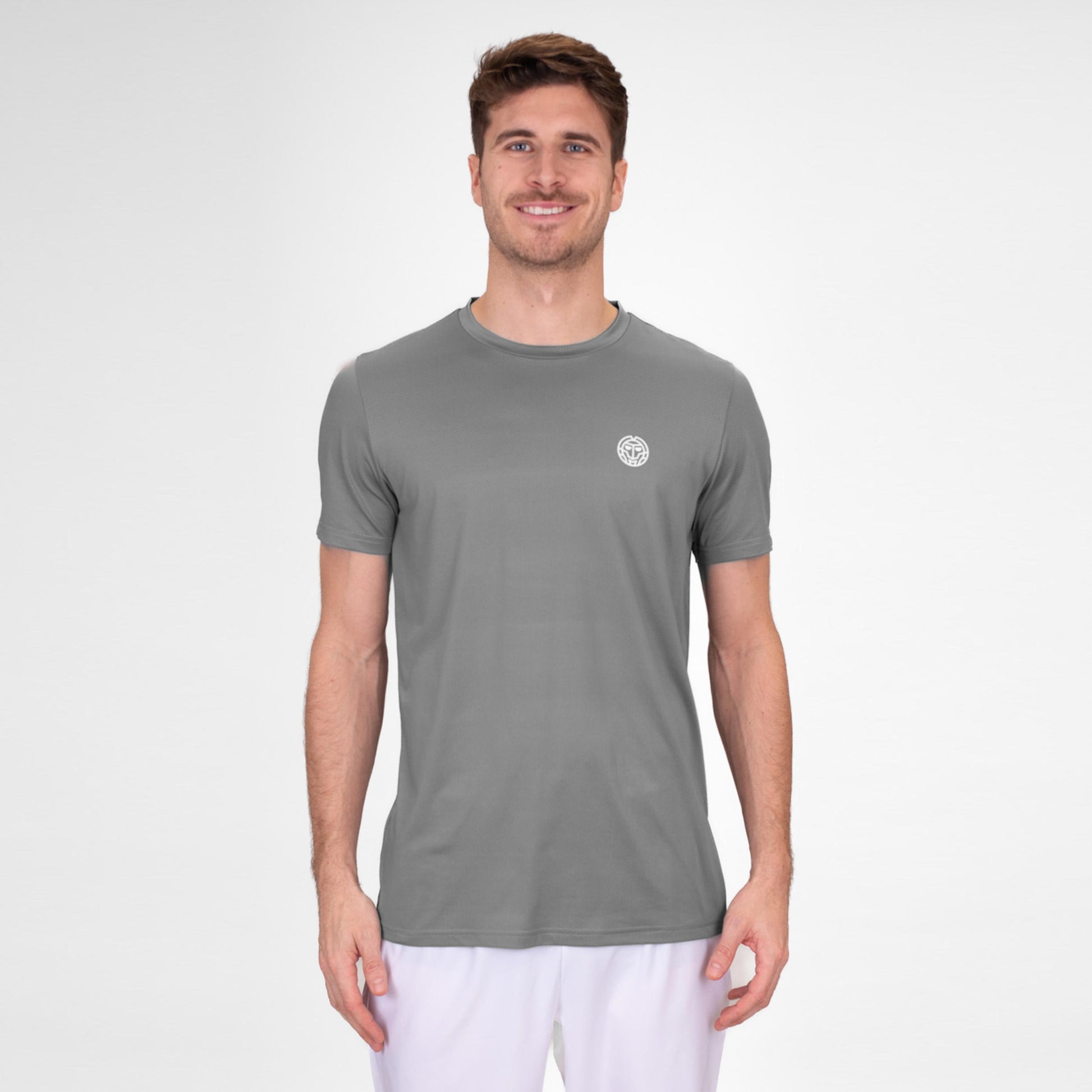 BIDI BADU Crew T-shirt Herrar-Grå