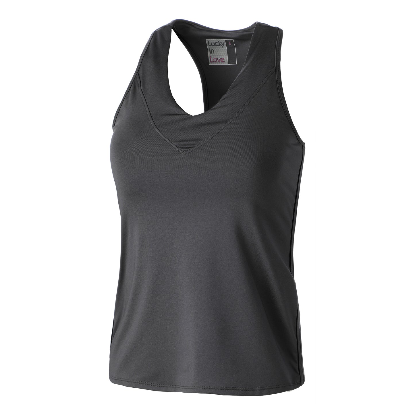 Lucky in Love V-Neck Linne Damer - mörkblå,