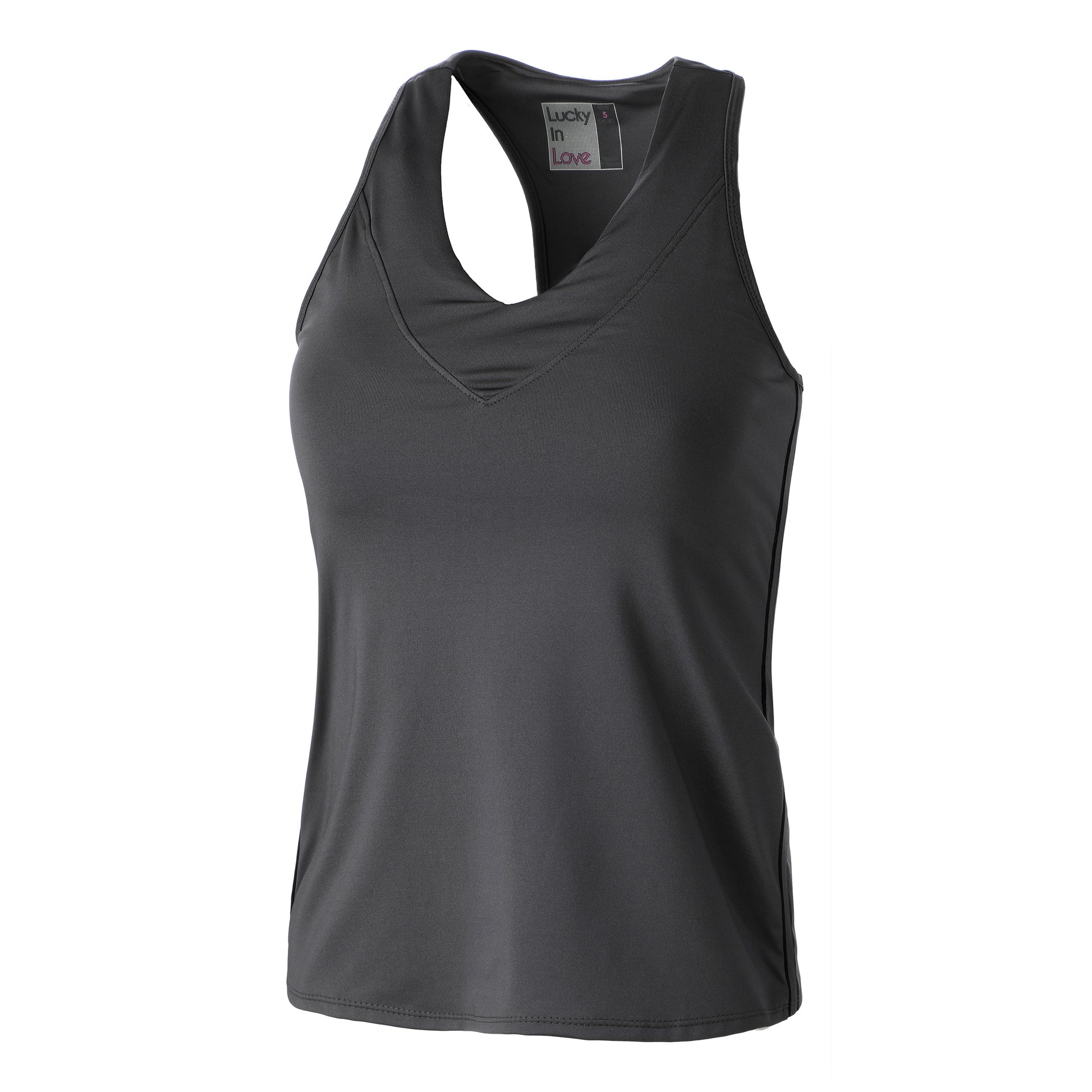 Lucky in Love V-Neck Linne Damer - mörkblå,