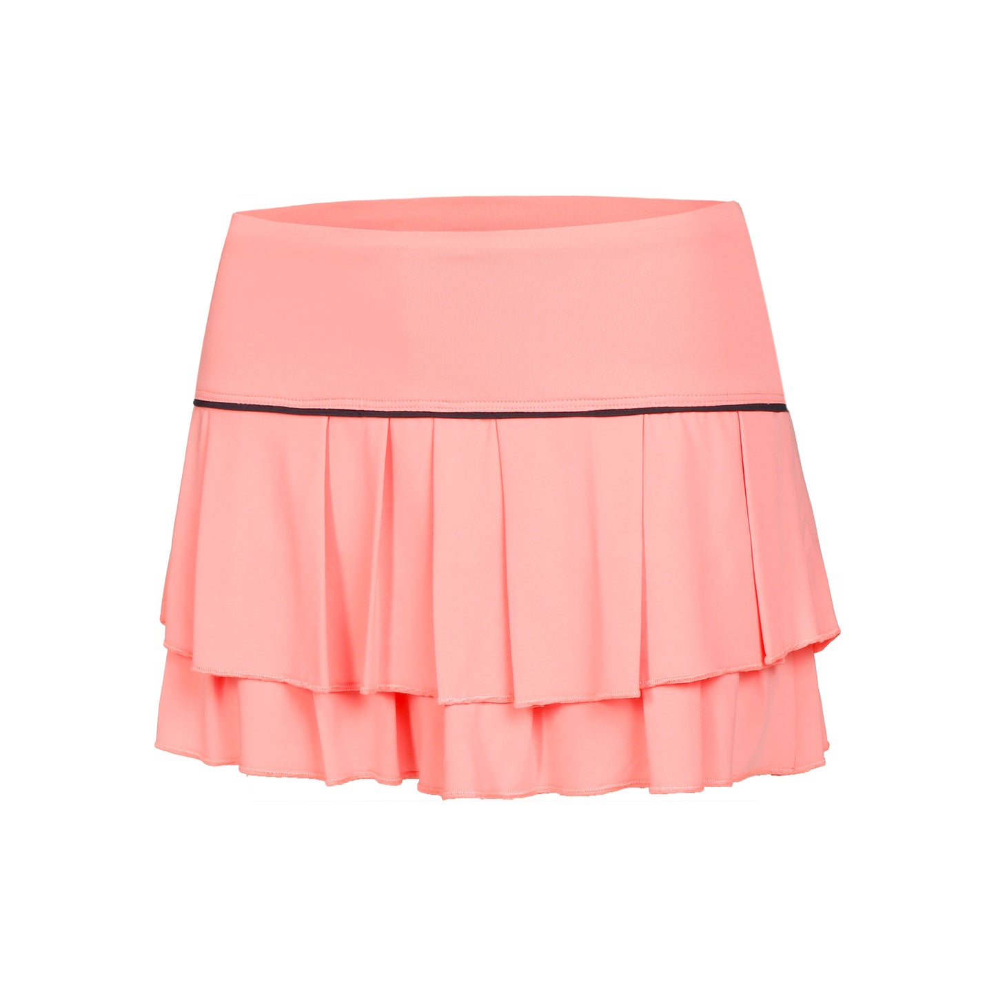 Lucky in Love Pleat Tier With Piping Kjol Damer-Apricot,Svart