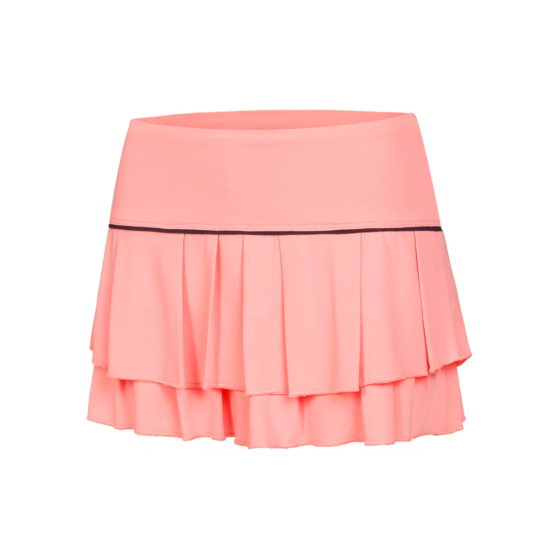 Lucky in Love Pleat Tier With Piping Kjol Damer-Apricot,Svart