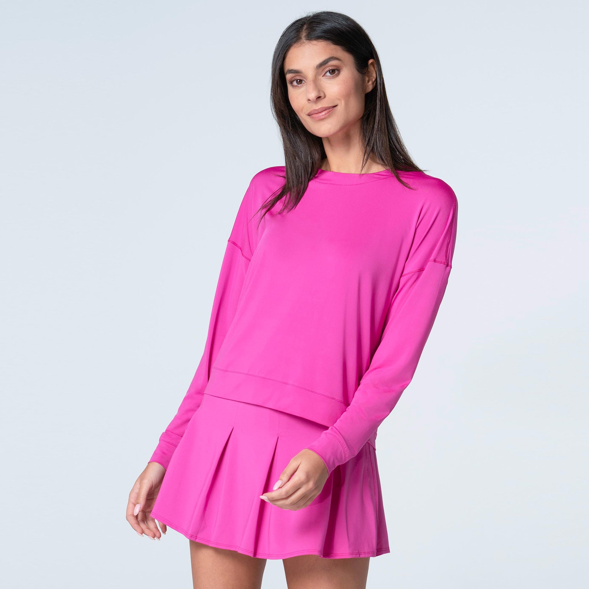 Lucky in Love Hype Långärmat Damer - rosa
