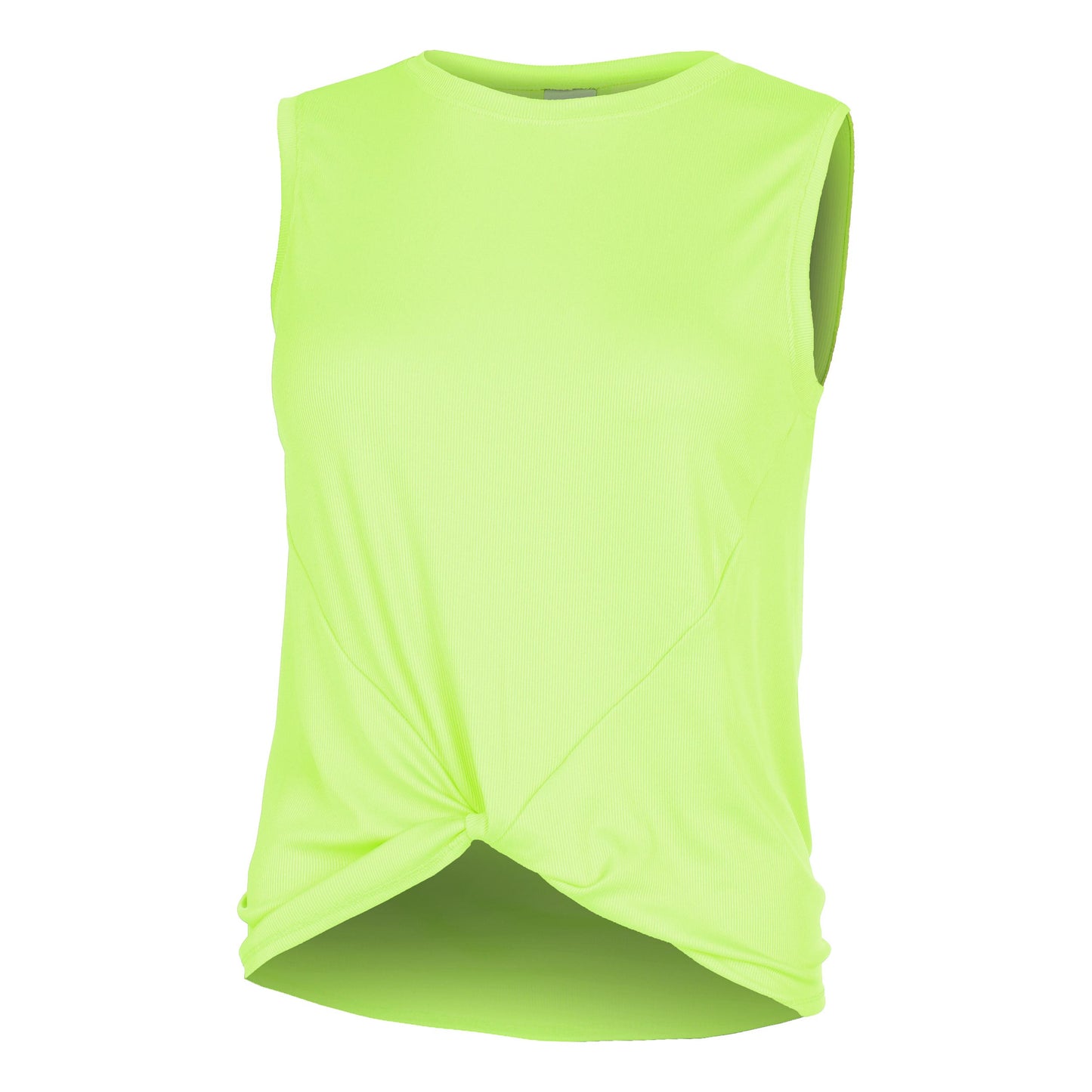 Lucky in Love Twist Front Linne Damer-Neongrön