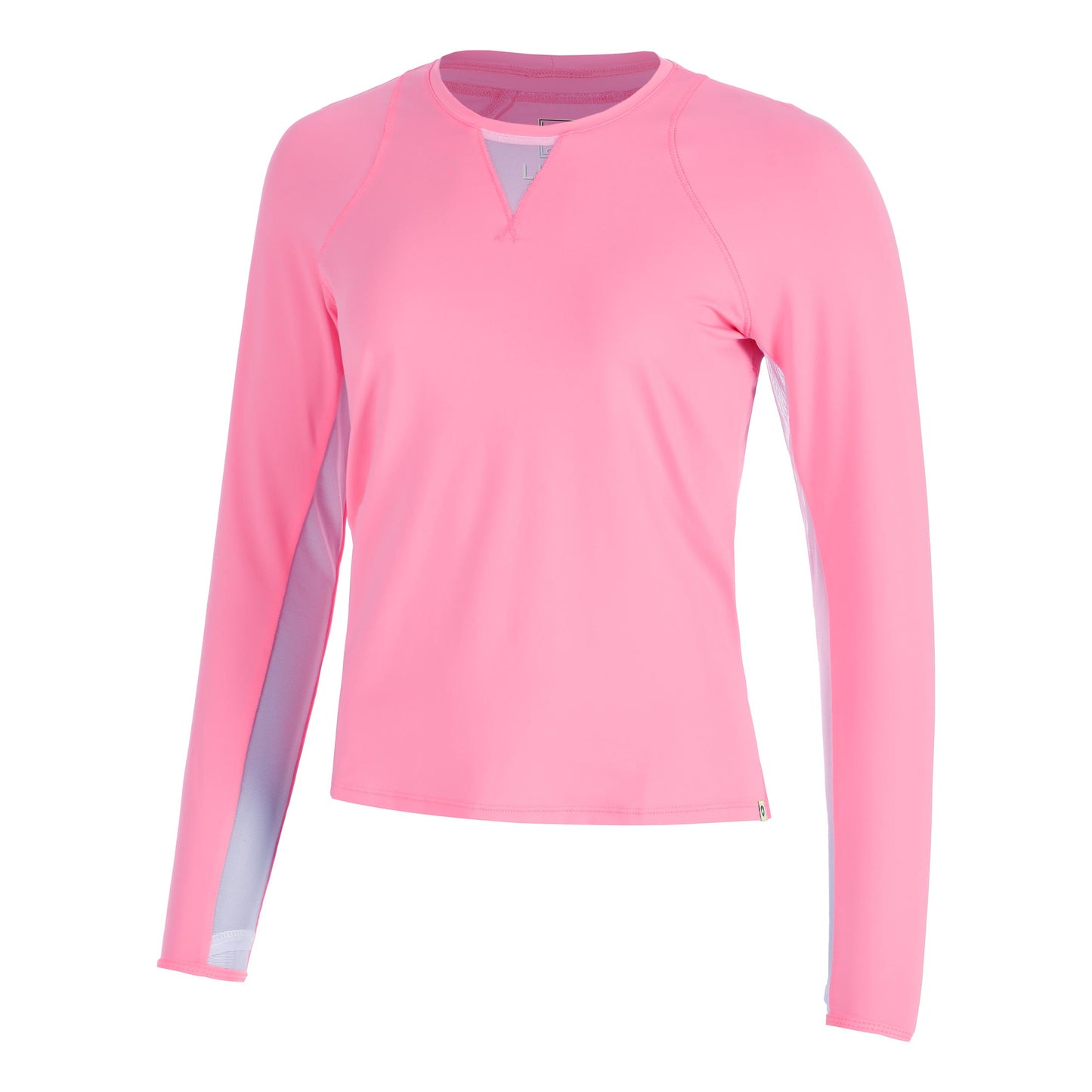 Lucky in Love High Low Breezy Långärmat Damer-Rosa