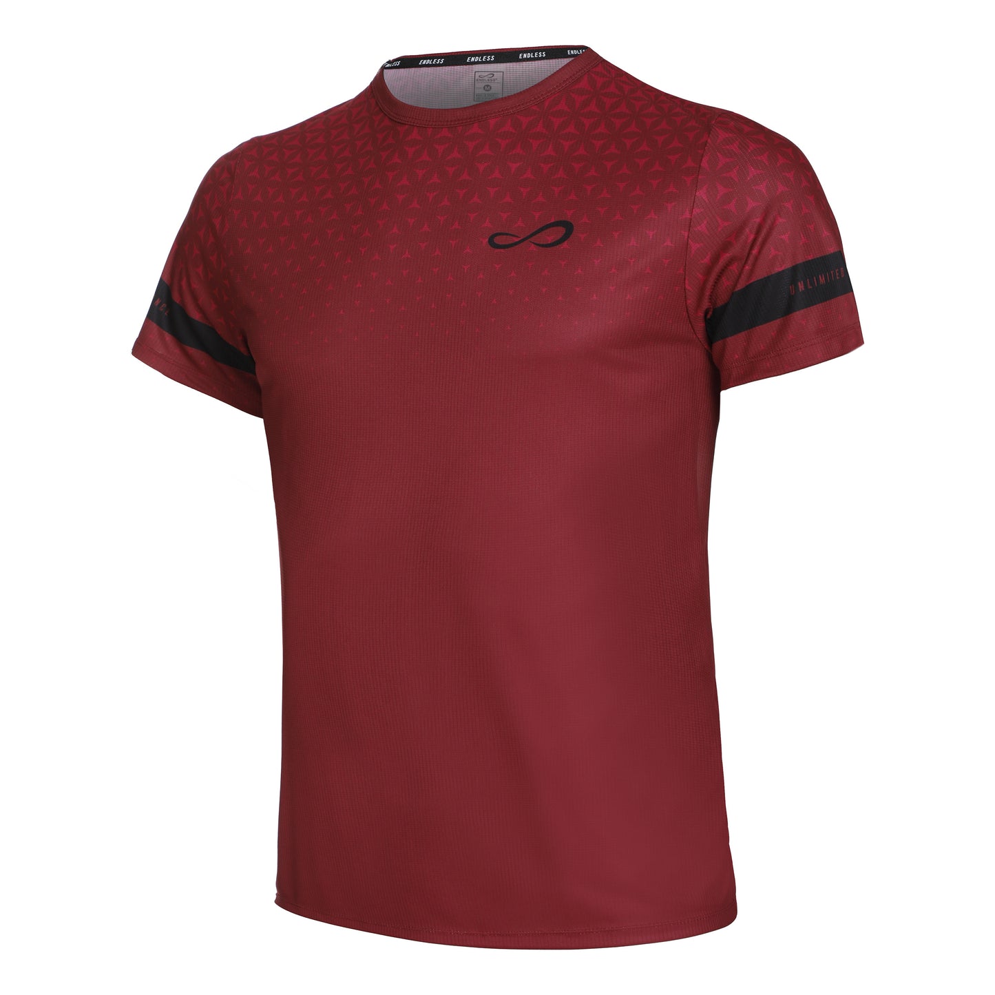 Endless Ace Geo T-shirt Herrar - röd,