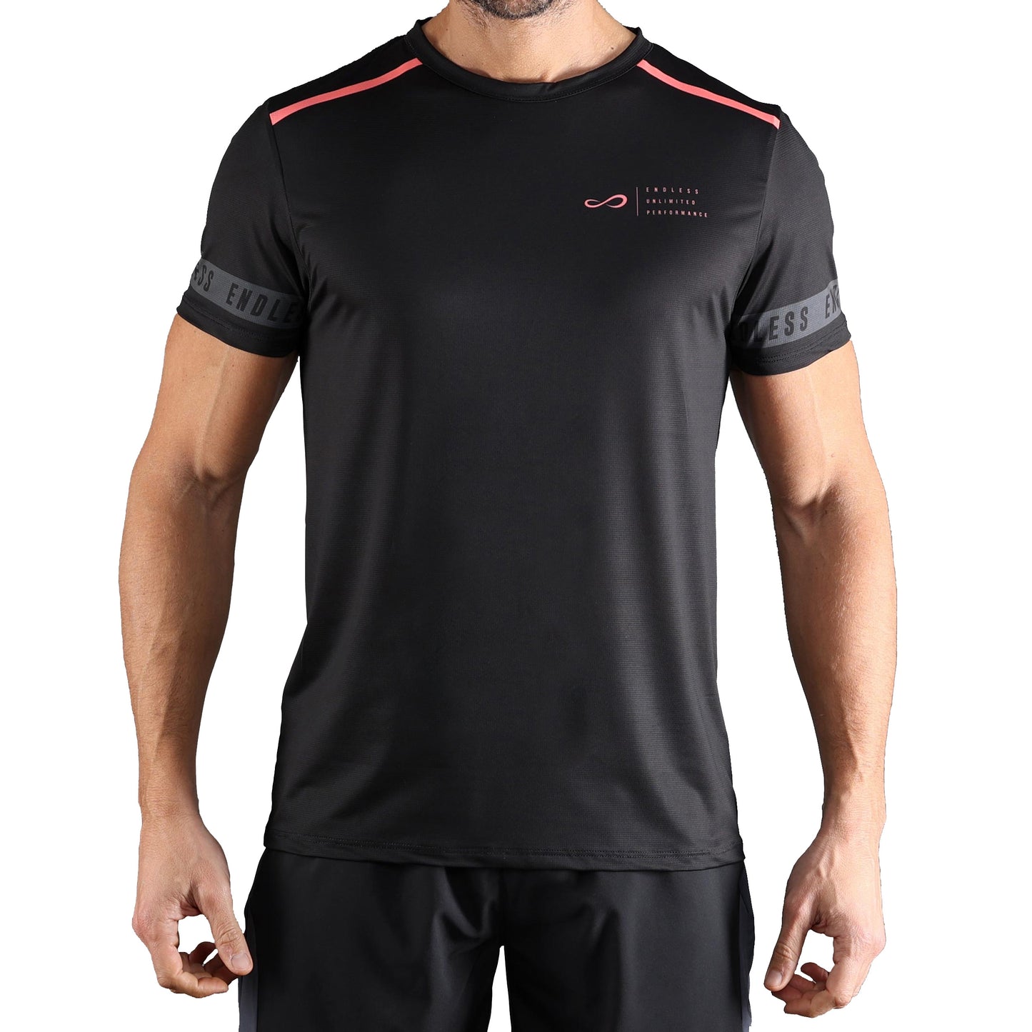 Endless Ace Izzy T-shirt Herrar - svart,