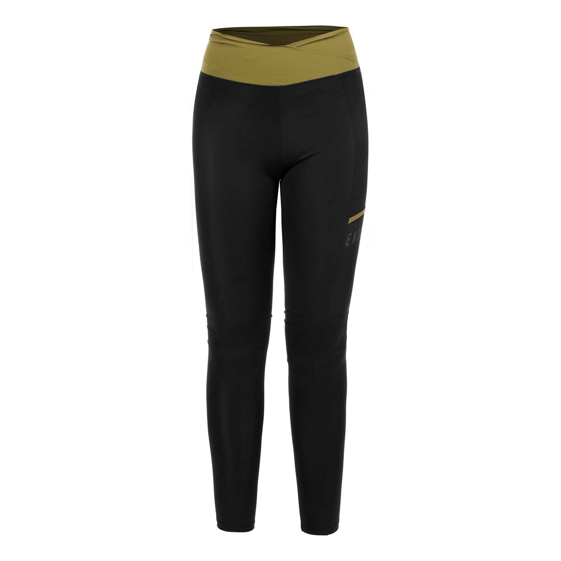 Endless Cross Pocket Tights Damer - svart, kaki