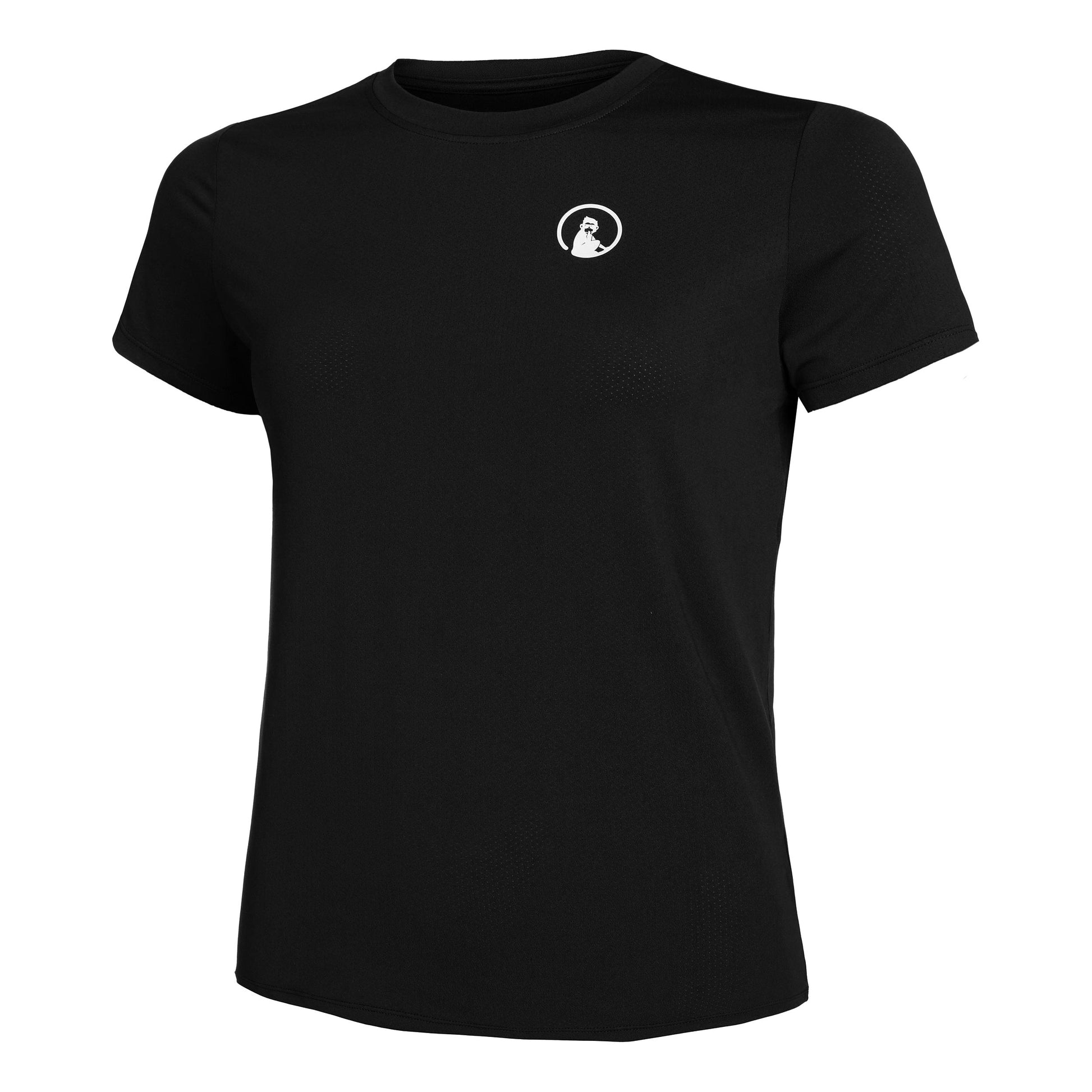 Quiet Please Retriever T-shirt Damer-Svart