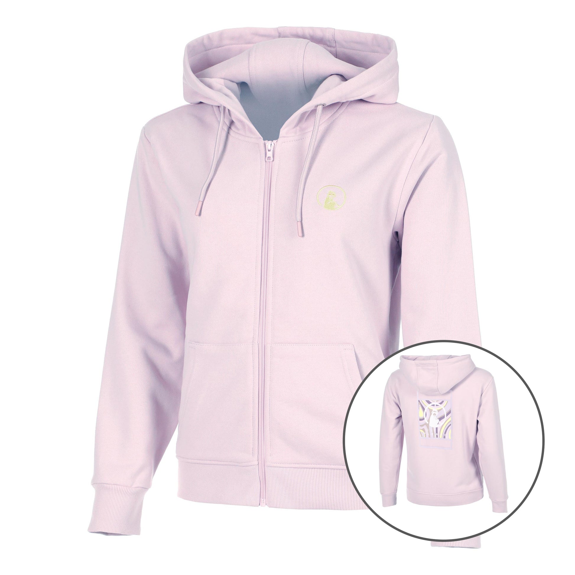 Quiet Please Mind Taped Zip Sweat-jacka Damer-Syrén,Neongrön