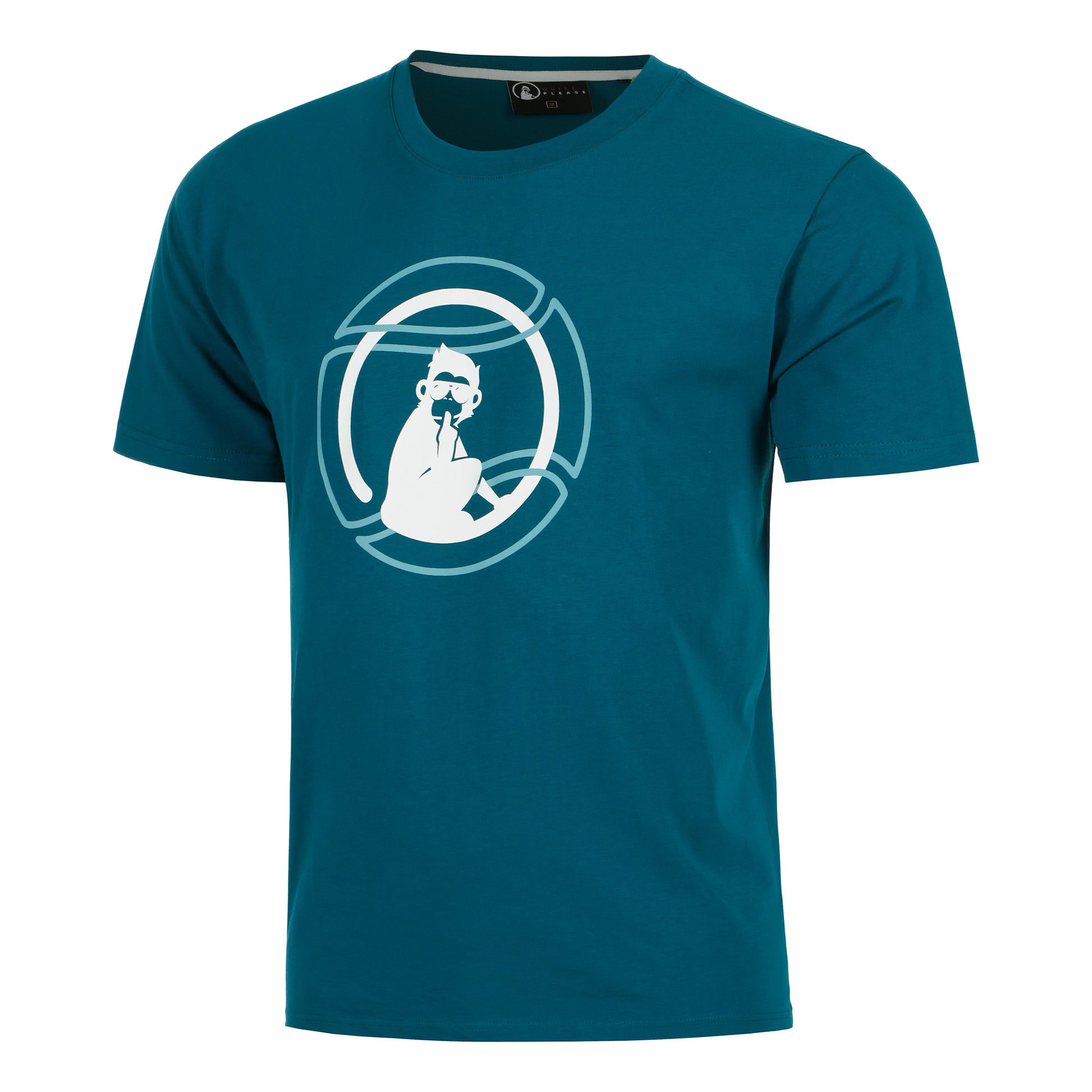 Quiet Please Create Bracket T-shirt Herrar-Petrol,Flerfärgad