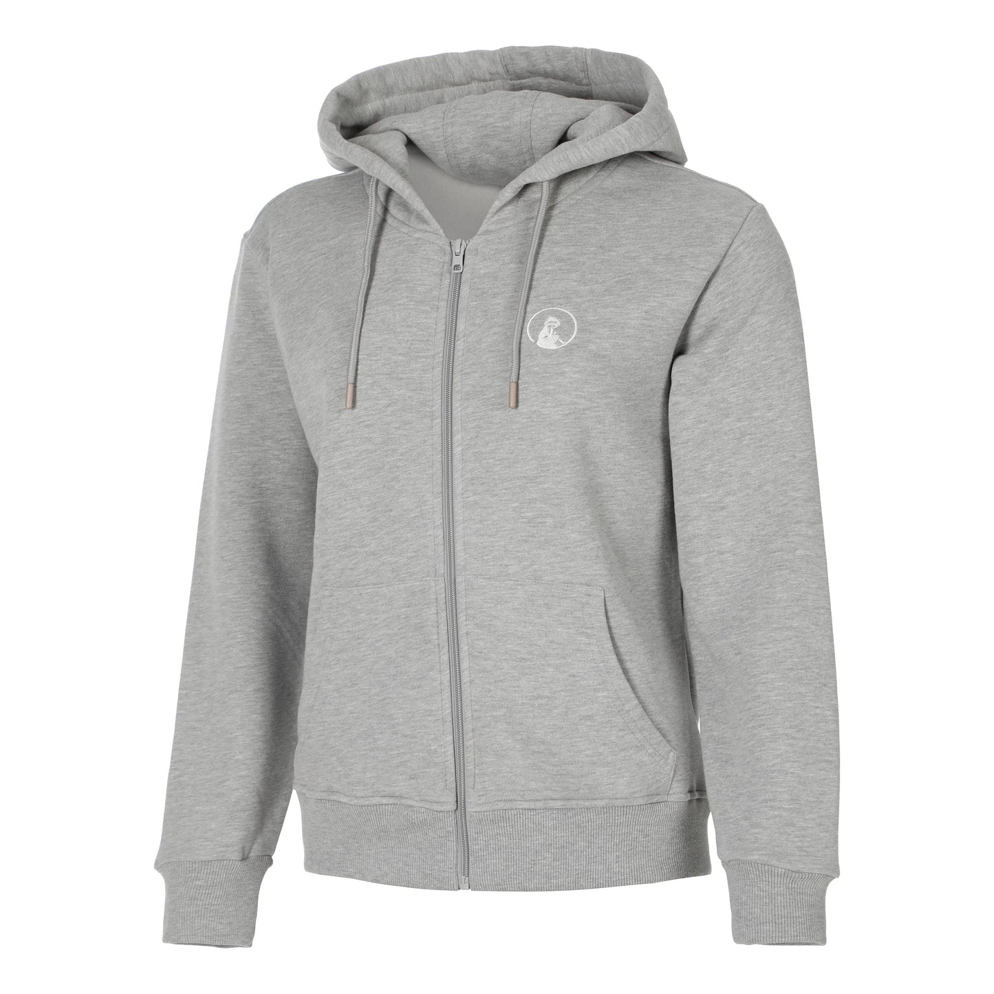 Quiet Please Essential Zip Sweat-jacka Damer-grå