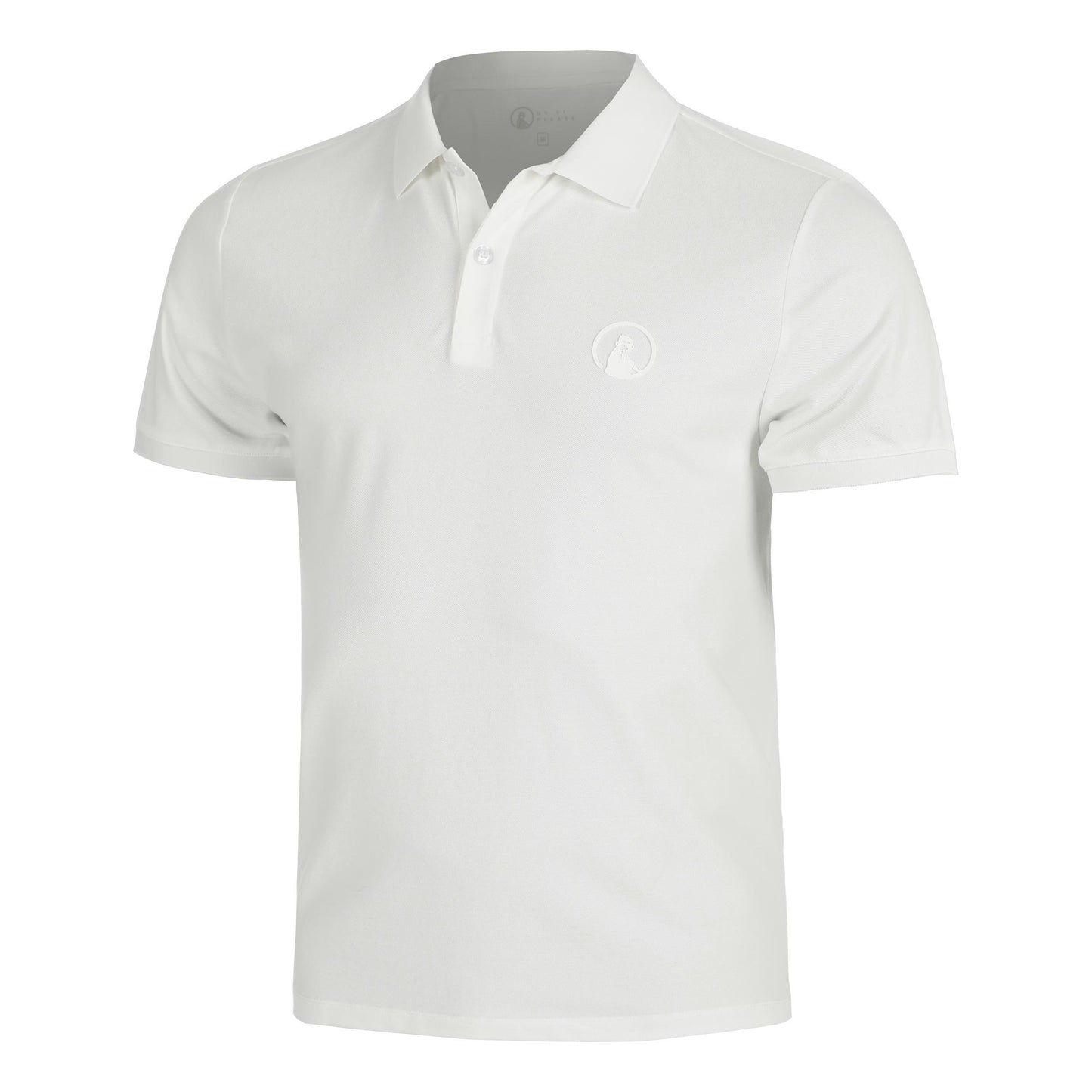 Quiet Please Tonal Core Polo Herrar-creme