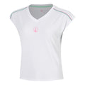 Volley T-shirt Damer - vit, pink
