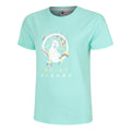 Wild Sketchy T-shirt Damer-Turkos,Flerfärgad
